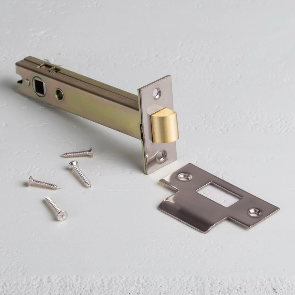 100mm Light Latch - Polished Nickel