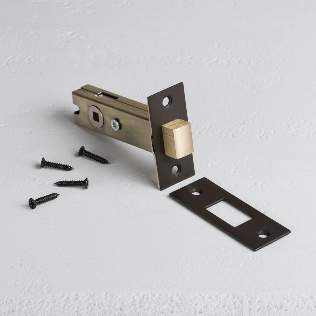 60mm Bathroom Lock - Bronze