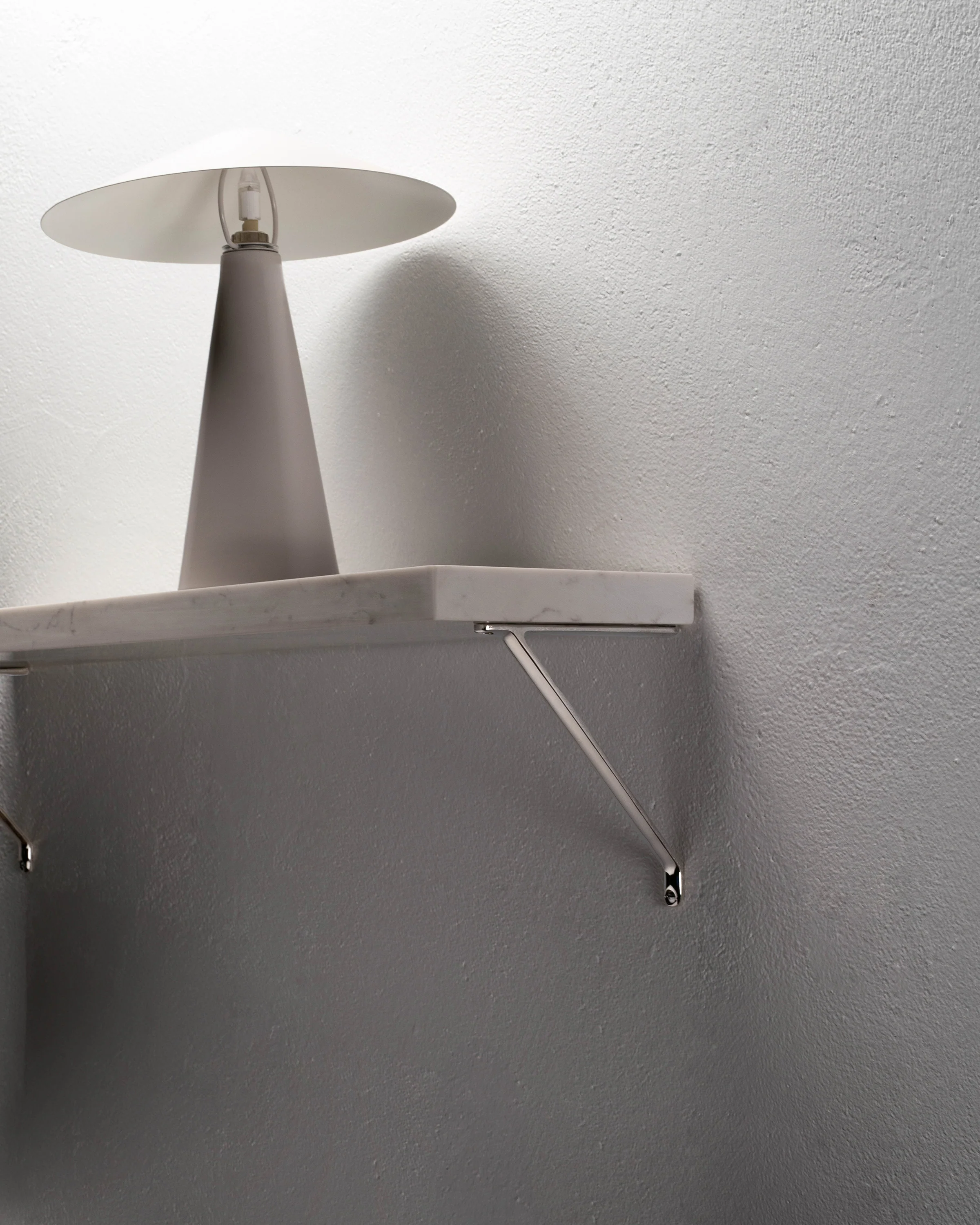 Brixton Shelf Bracket 150mm – Polished Nickel - Image 3