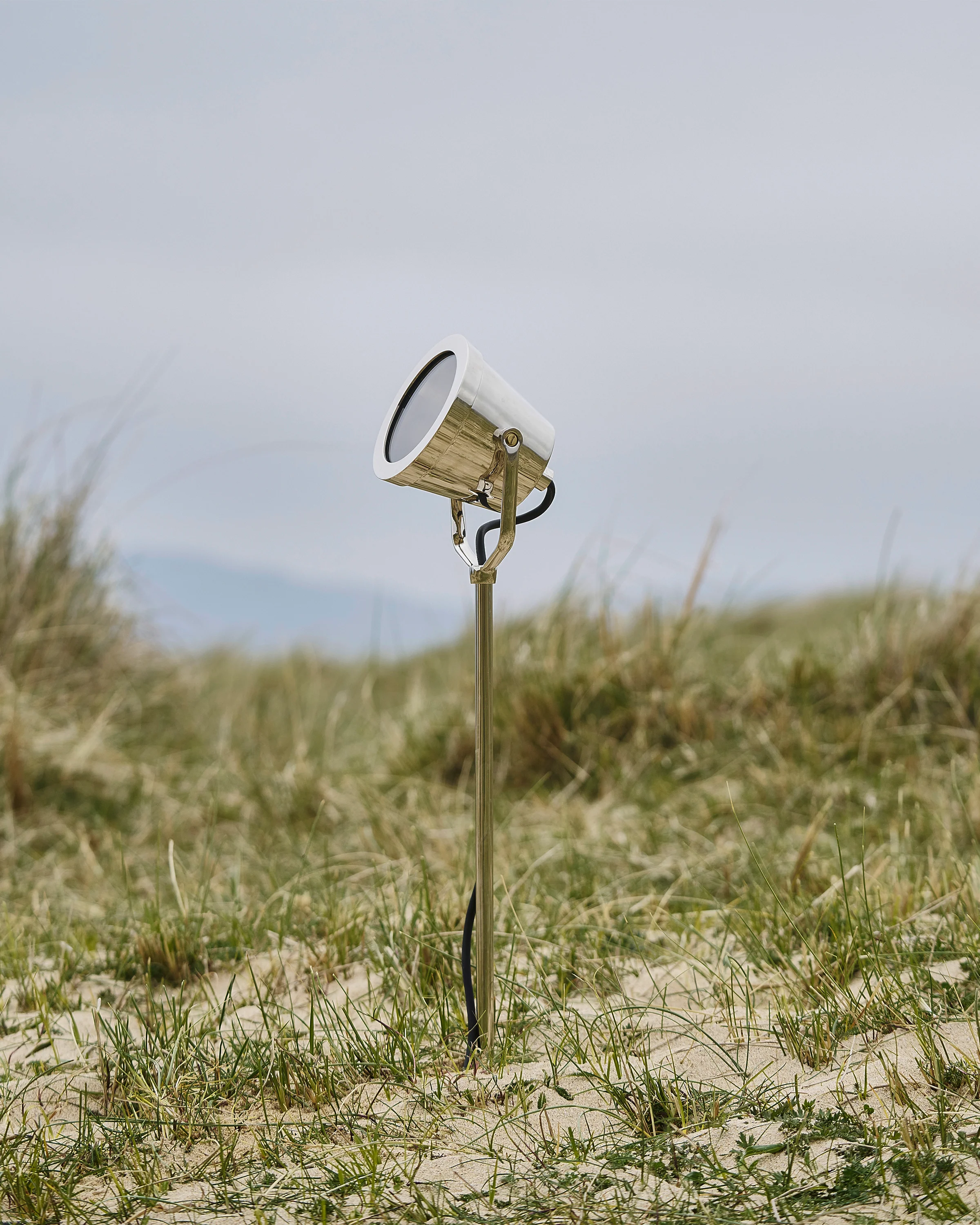 Cambridge Ground Floodlight – Polished Nickel - Image 3