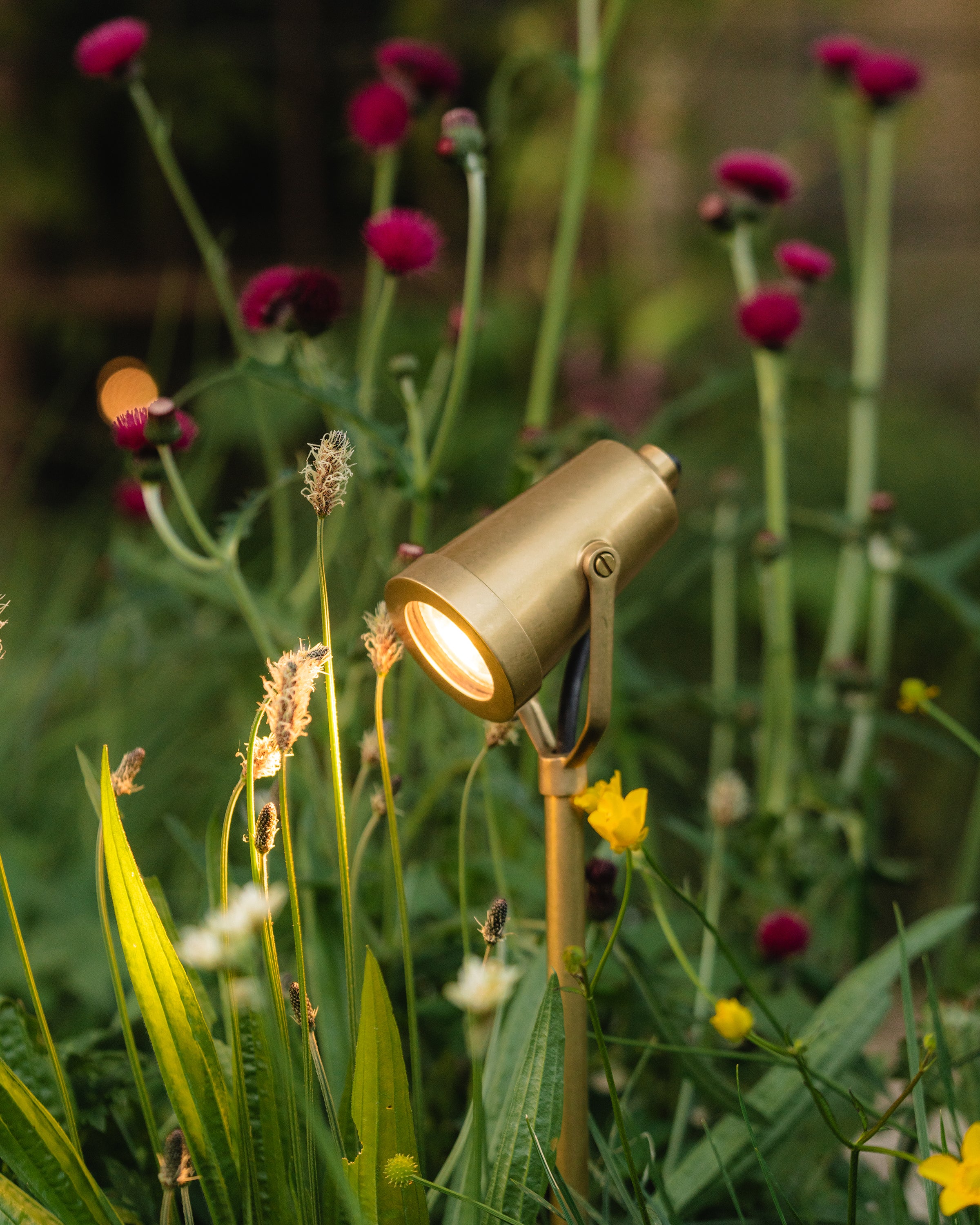 Cambridge Ground Spotlight – Antique Brass - Image 3
