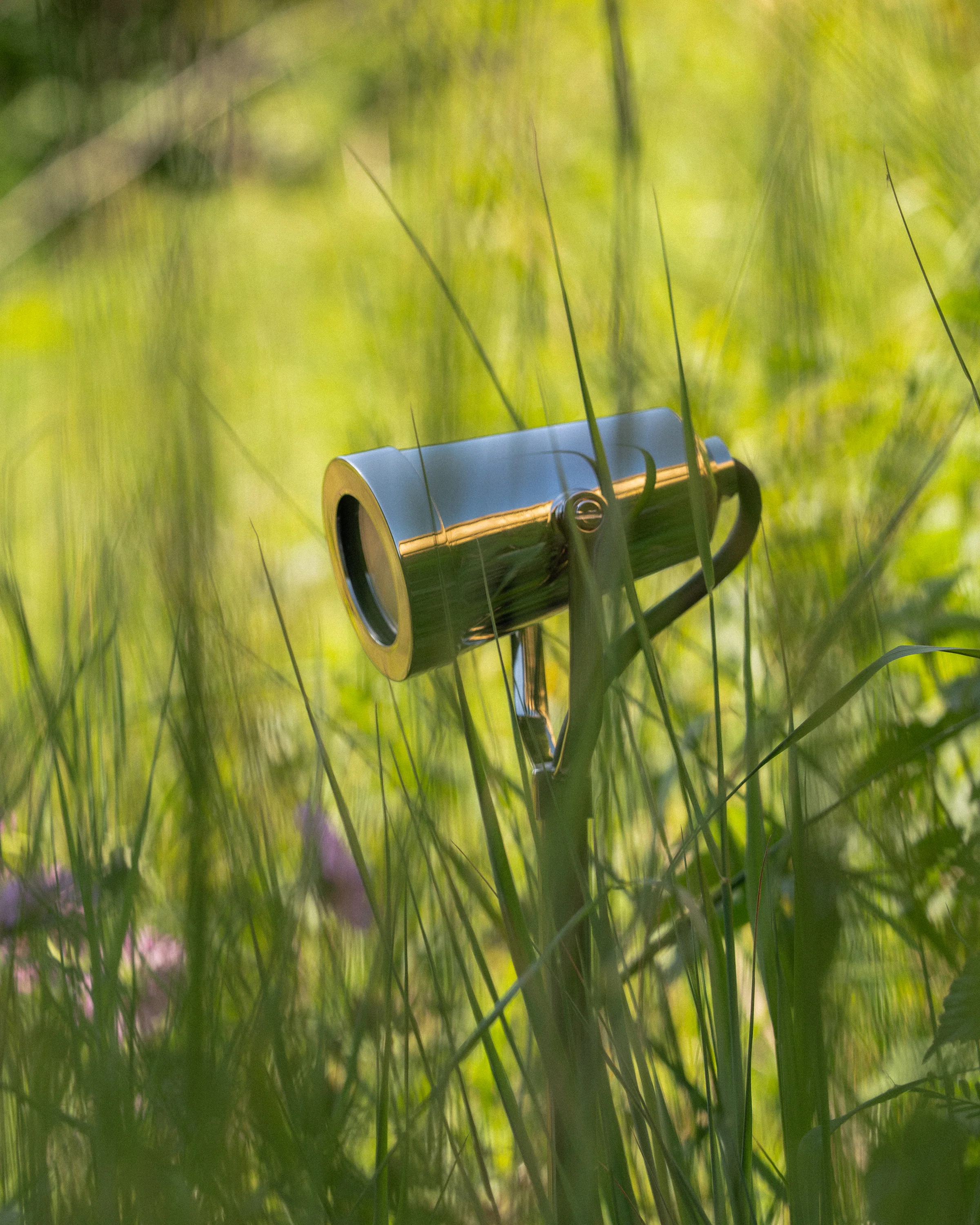 Cambridge Ground Spotlight – Polished Nickel - Image 4