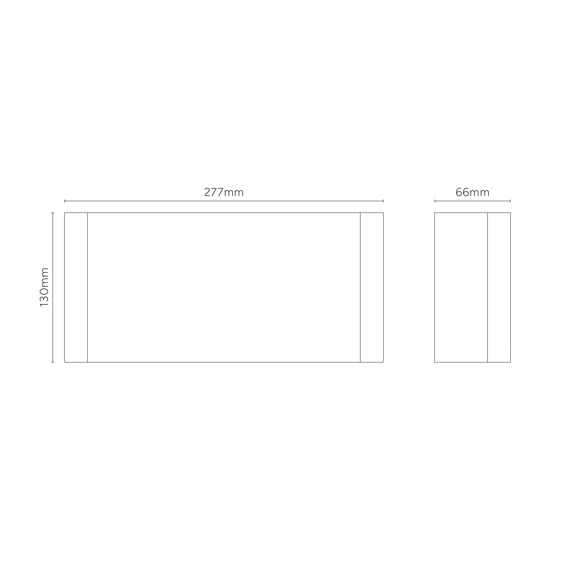 Camden Landscape Single Wall Light – Paintable - Image 7