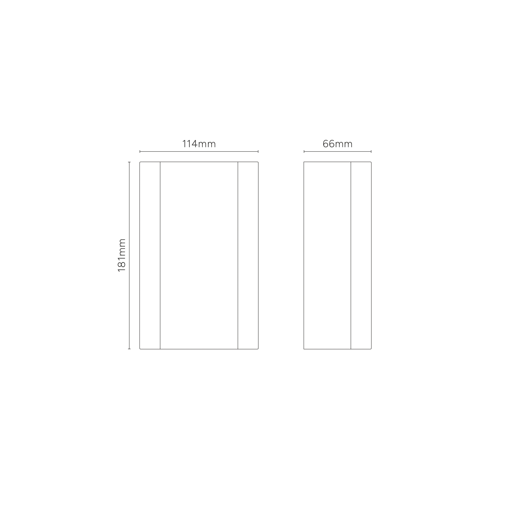Camden Portrait Single Wall Light – Paintable - Image 7
