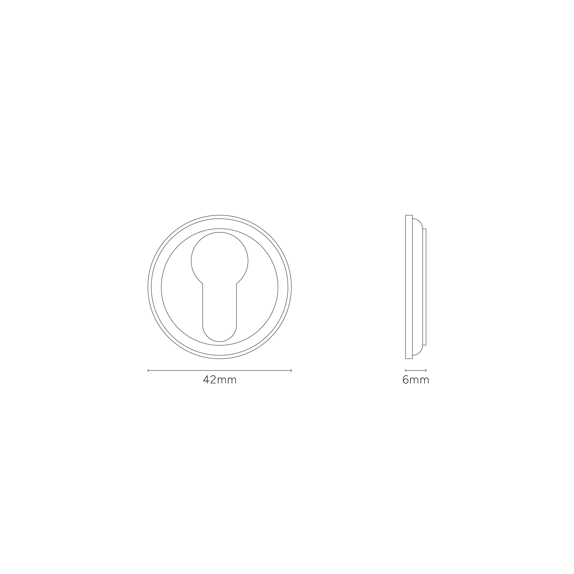 Canning Key Escutcheon – Bronze - Image 4