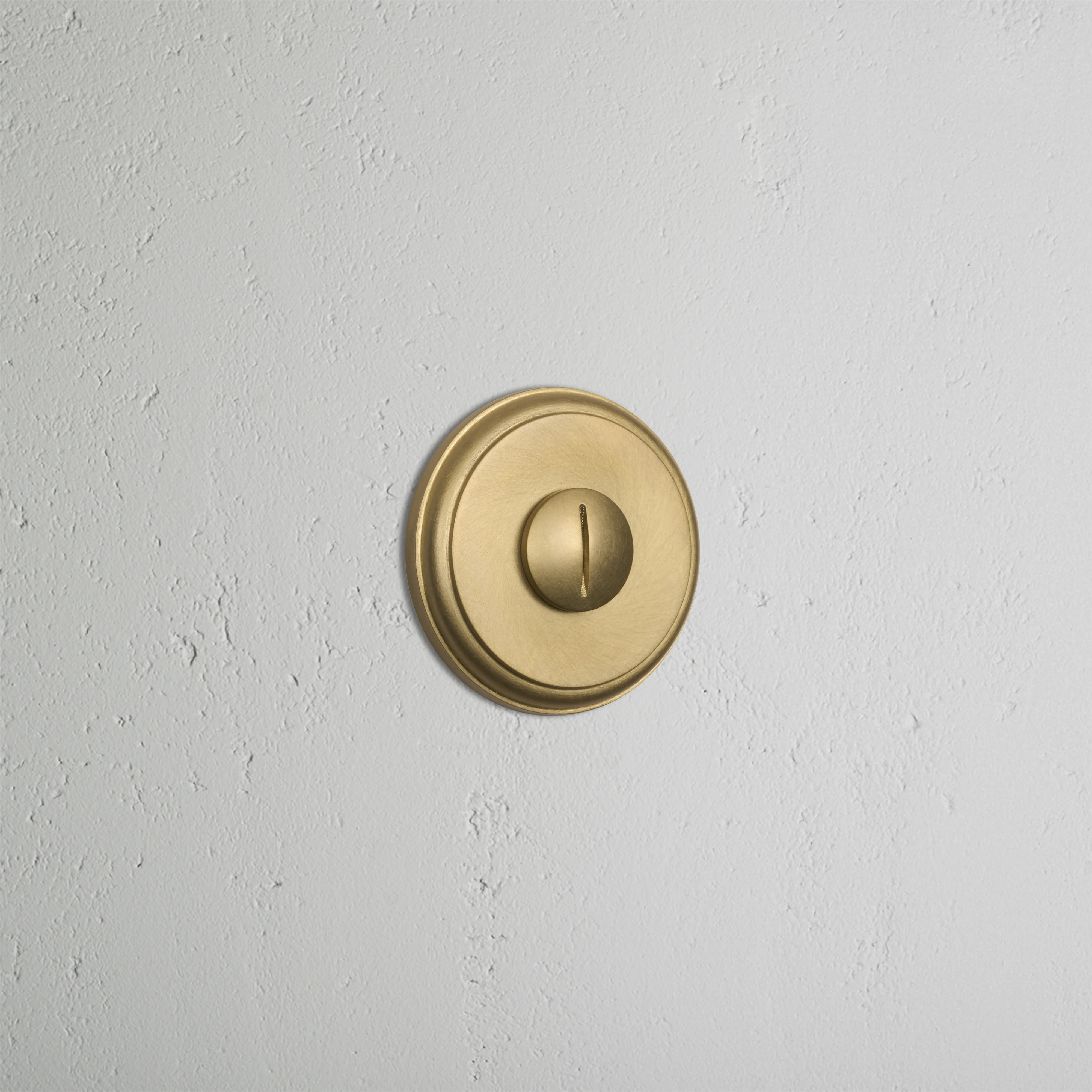 Canning Thumbturn (Scandinavian) - Antique Brass - Image 2
