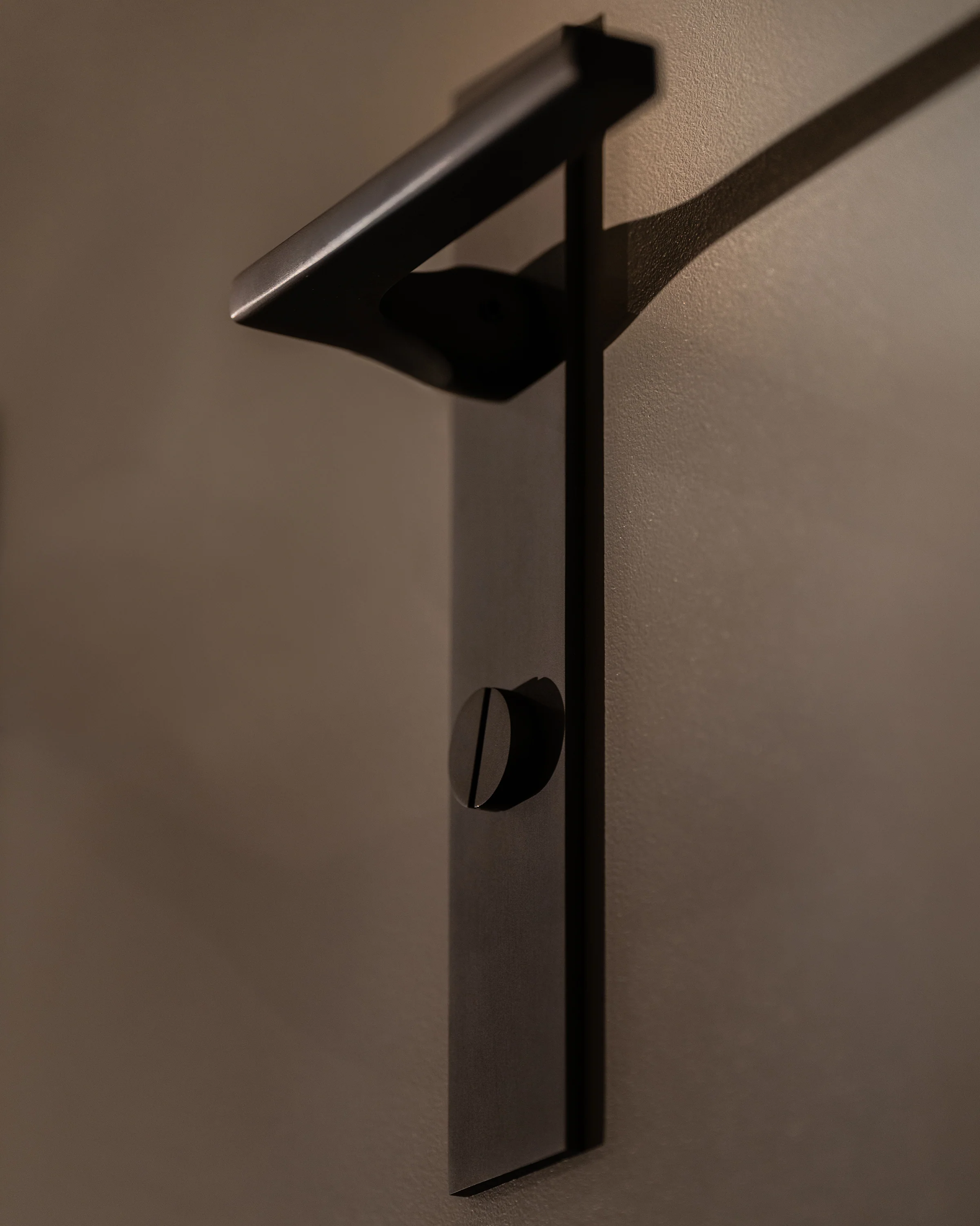 Clayton Long Plate Sprung Door Handle & Thumbturn – Bronze   - Image 3