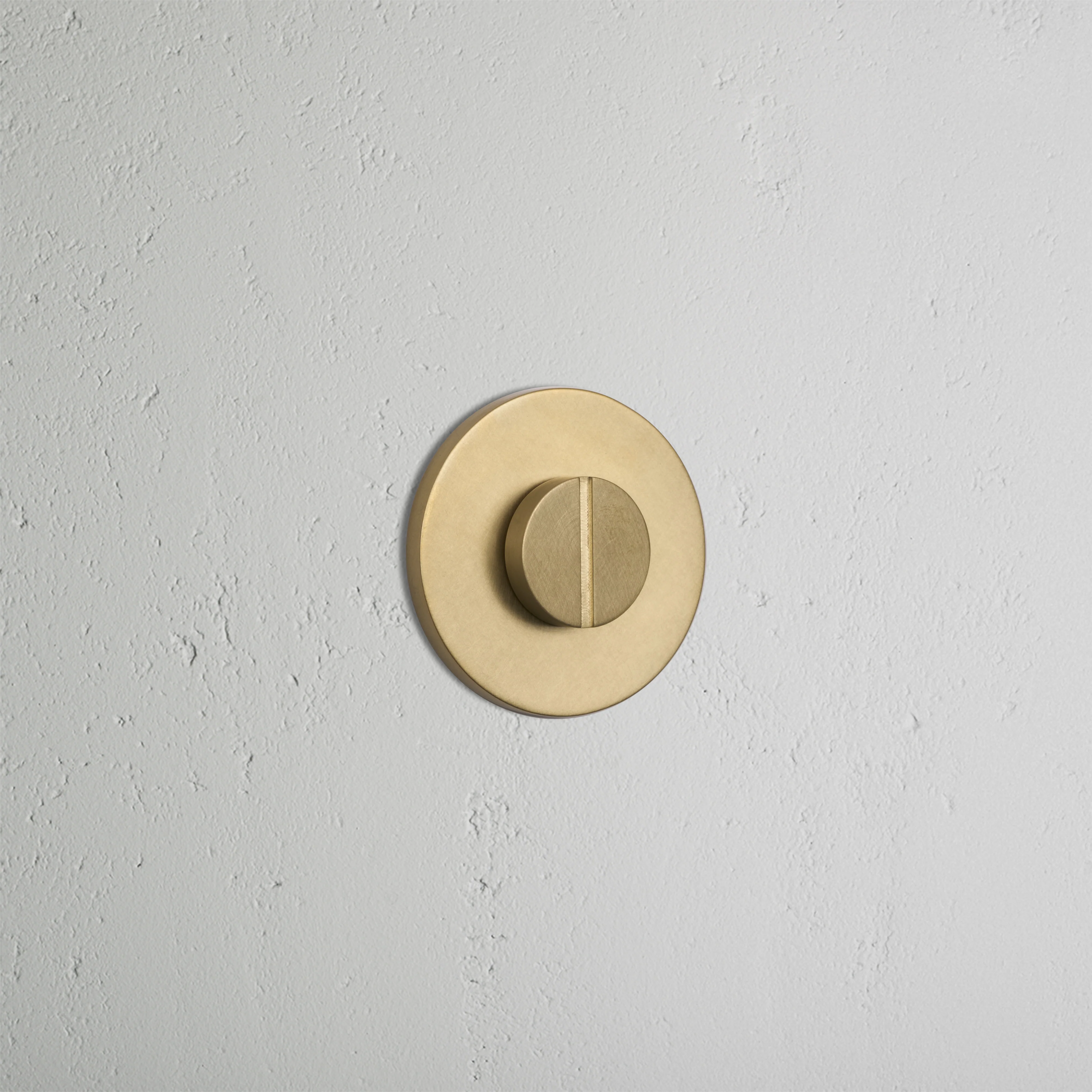 Clayton Thumbturn (Scandinavian) - Antique Brass - Image 2