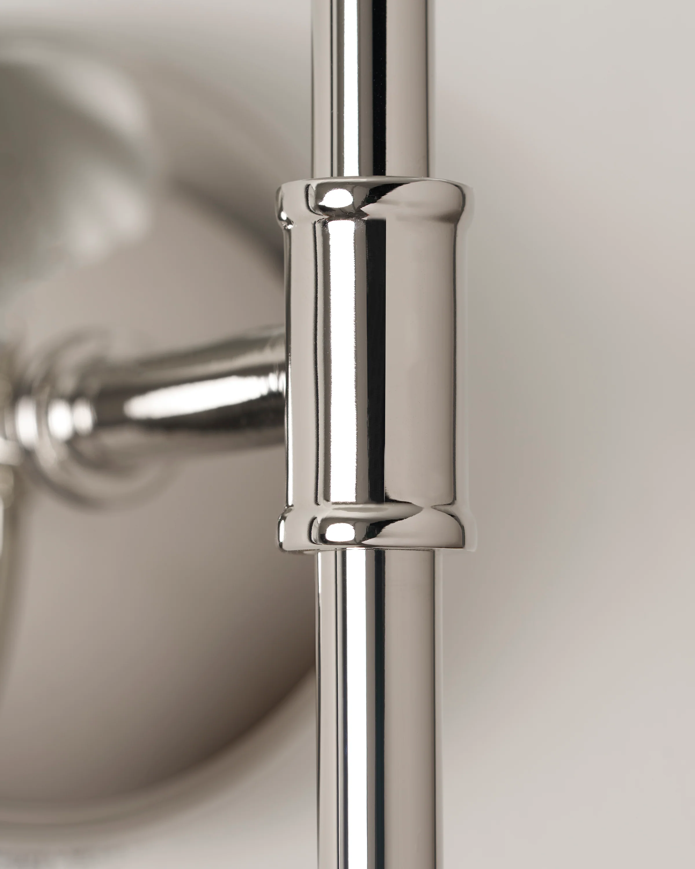 Cotswold Wall Light Fine Porcelain - Polished Nickel - Image 6