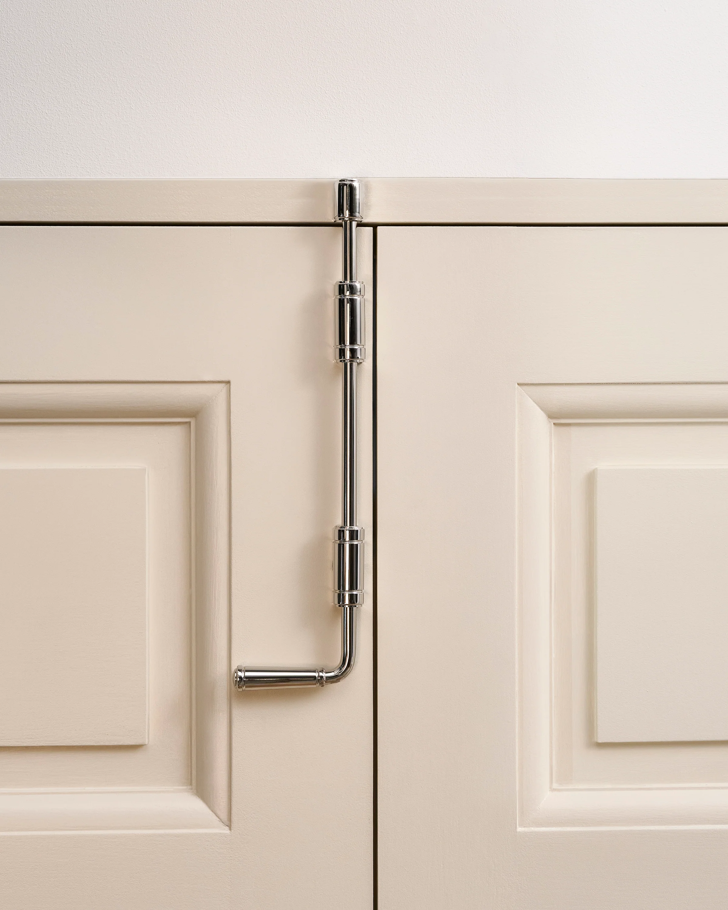 Digby Bolt Lock Pair Medium – Polished Nickel - Image 4