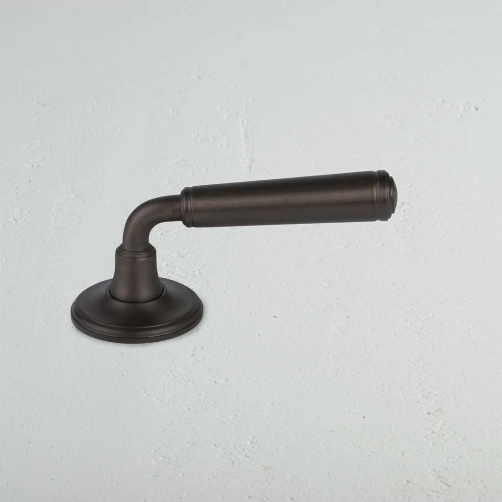 Digby Sprung Door Handle - Bronze - Image 2