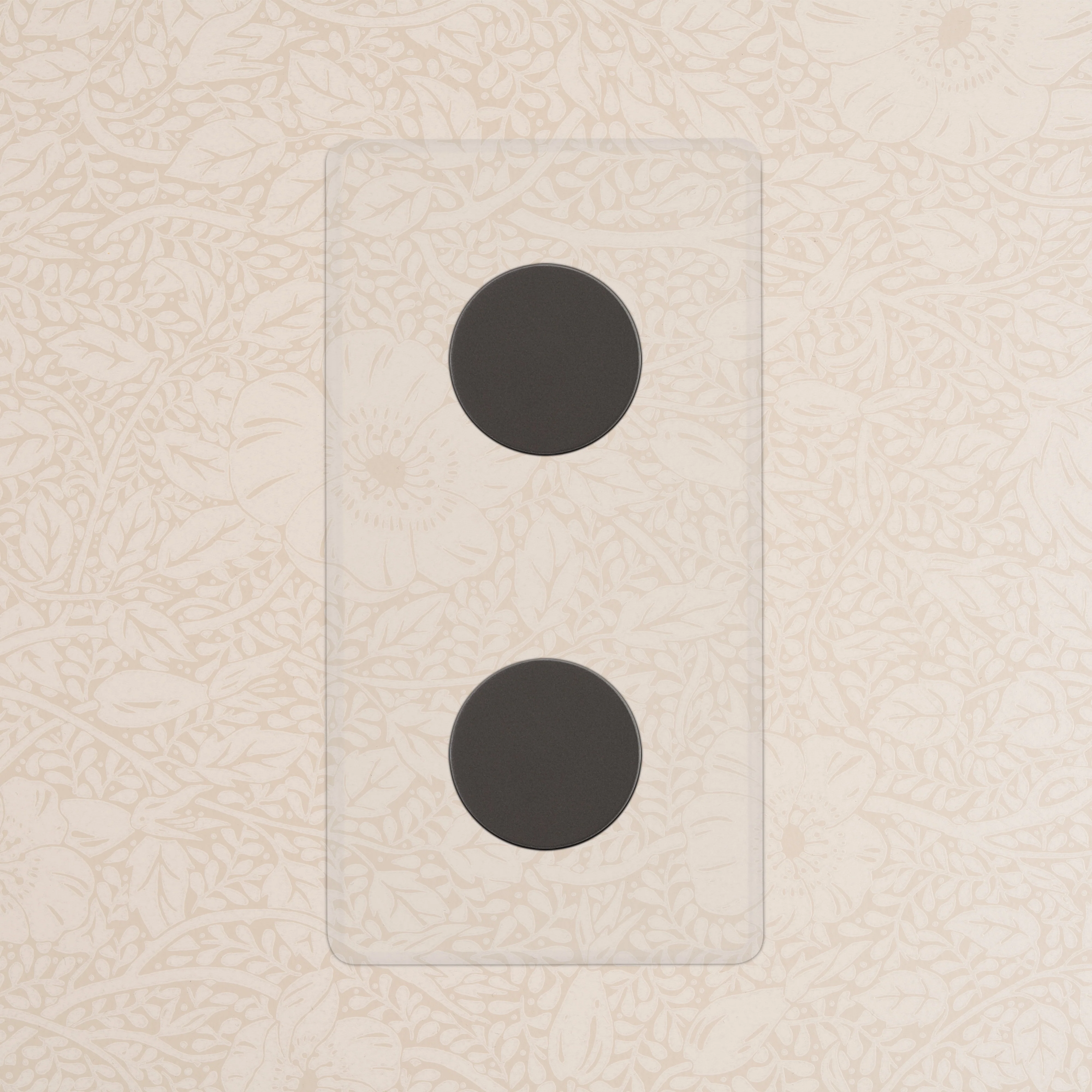 Kew Double 2x Vertical Dimmer Switch - Clear Bronze - Image 2