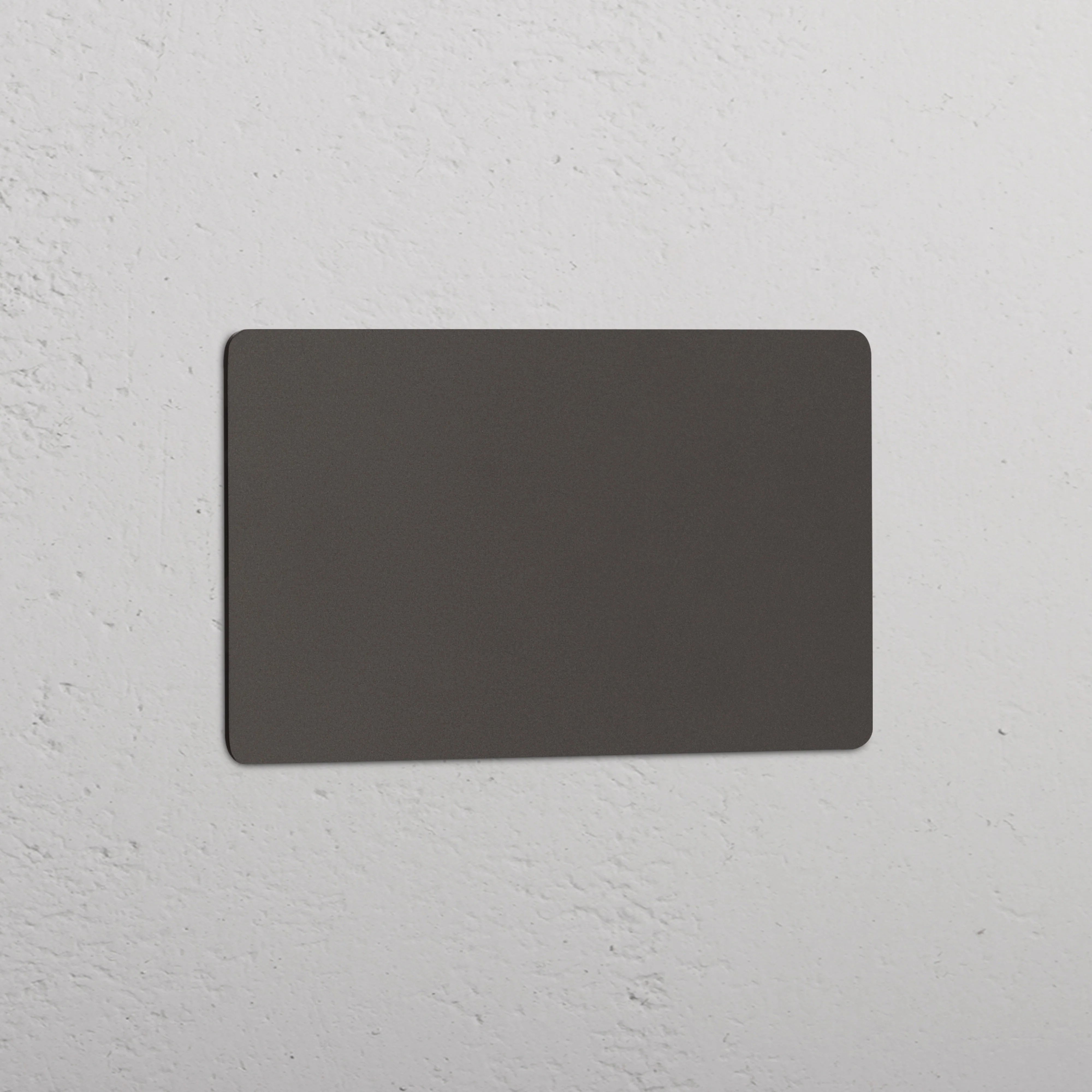 Kew Double Blank Plate - Bronze