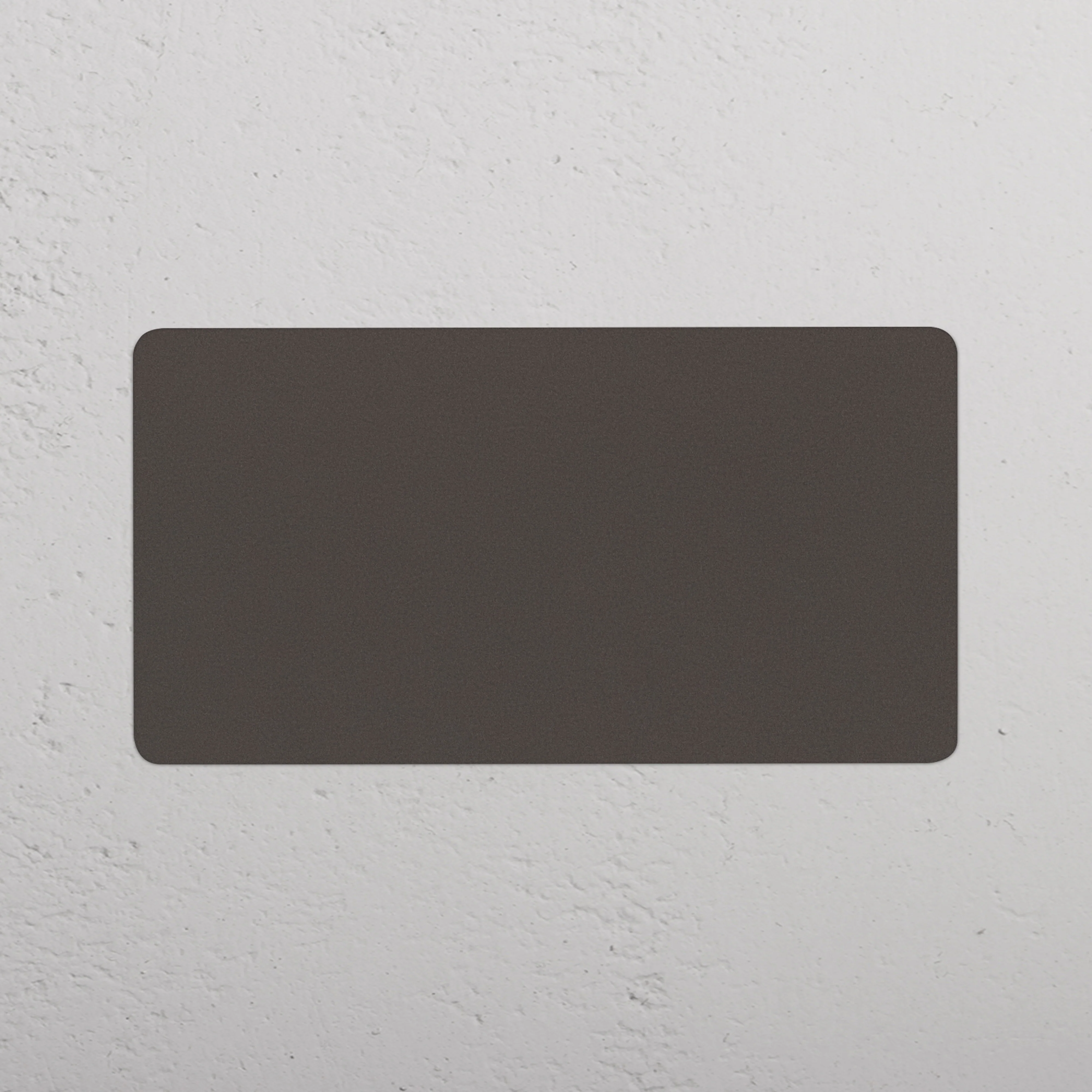 Kew Double Blank Plate - Bronze - Image 2