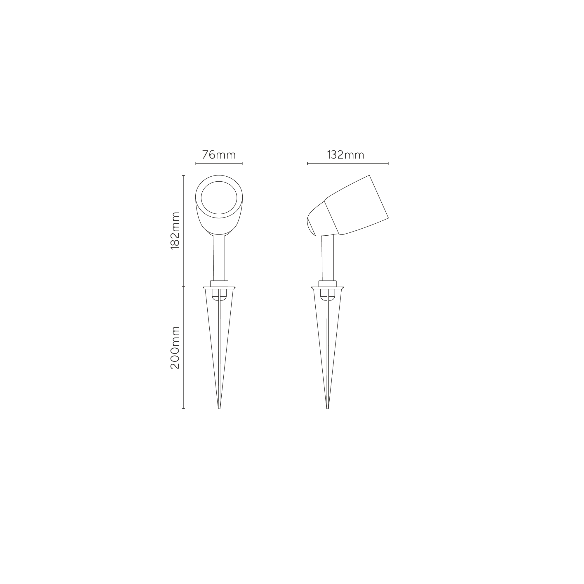 Ealing Ground Spotlight - Antique Brass - Image 8