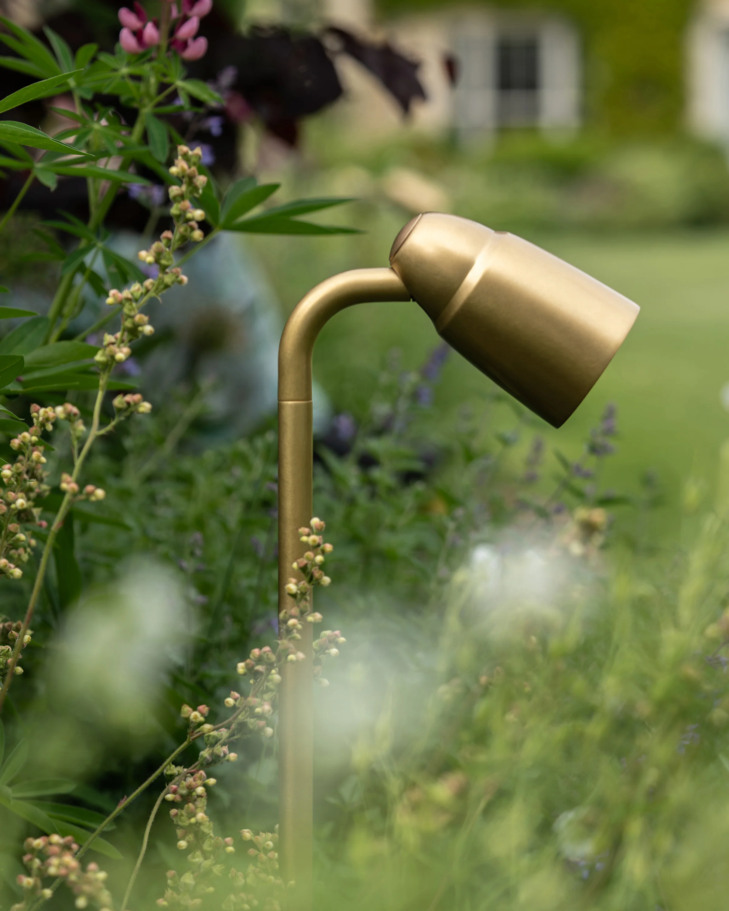 Ealing Path Spotlight 240V - Antique Brass - Image 3