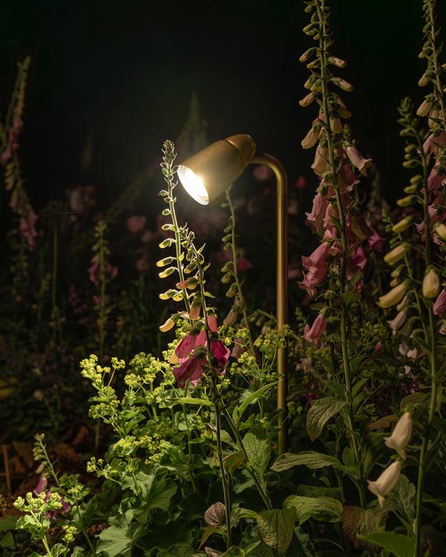 Ealing Path Spotlight 240V - Antique Brass - Image 9