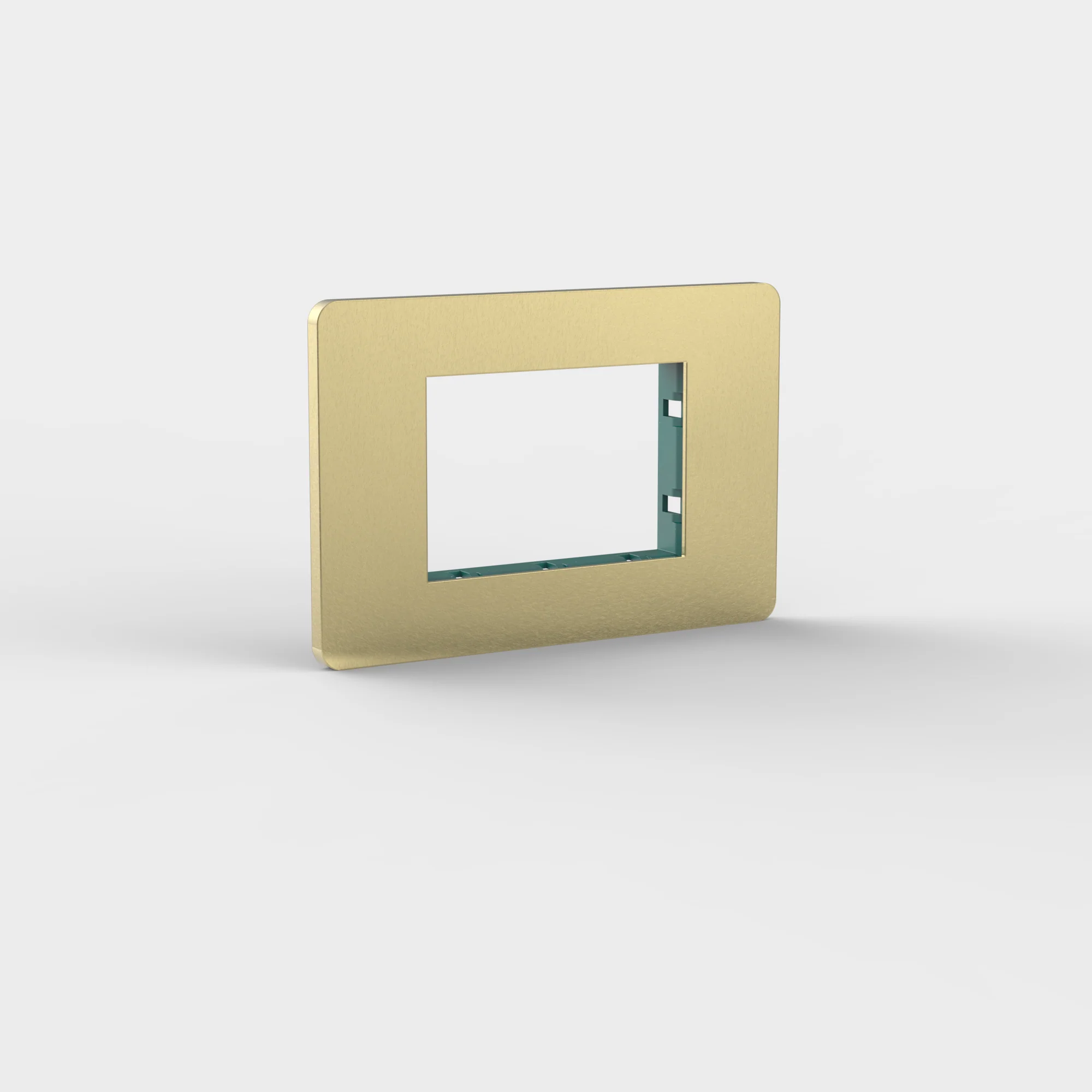 Grove 3-Module 3x Bipasso Plate IT - Antique Brass