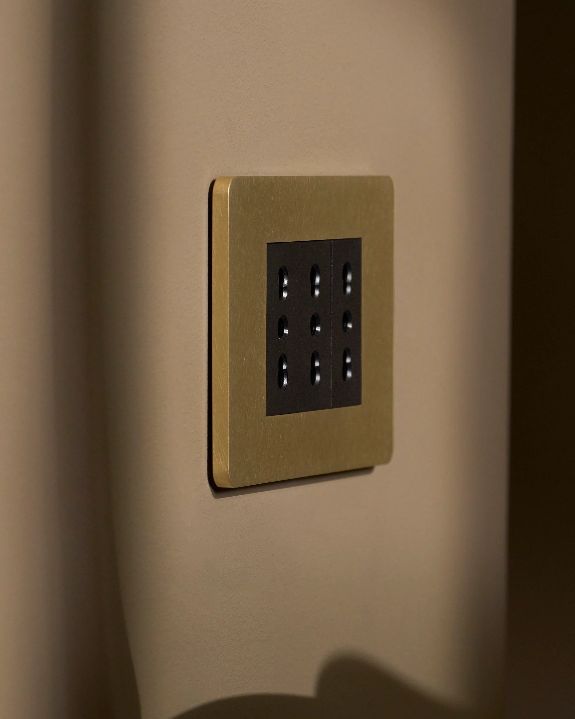 Grove 3-Module 3x Bipasso Socket - Antique Brass | Black - Image 5