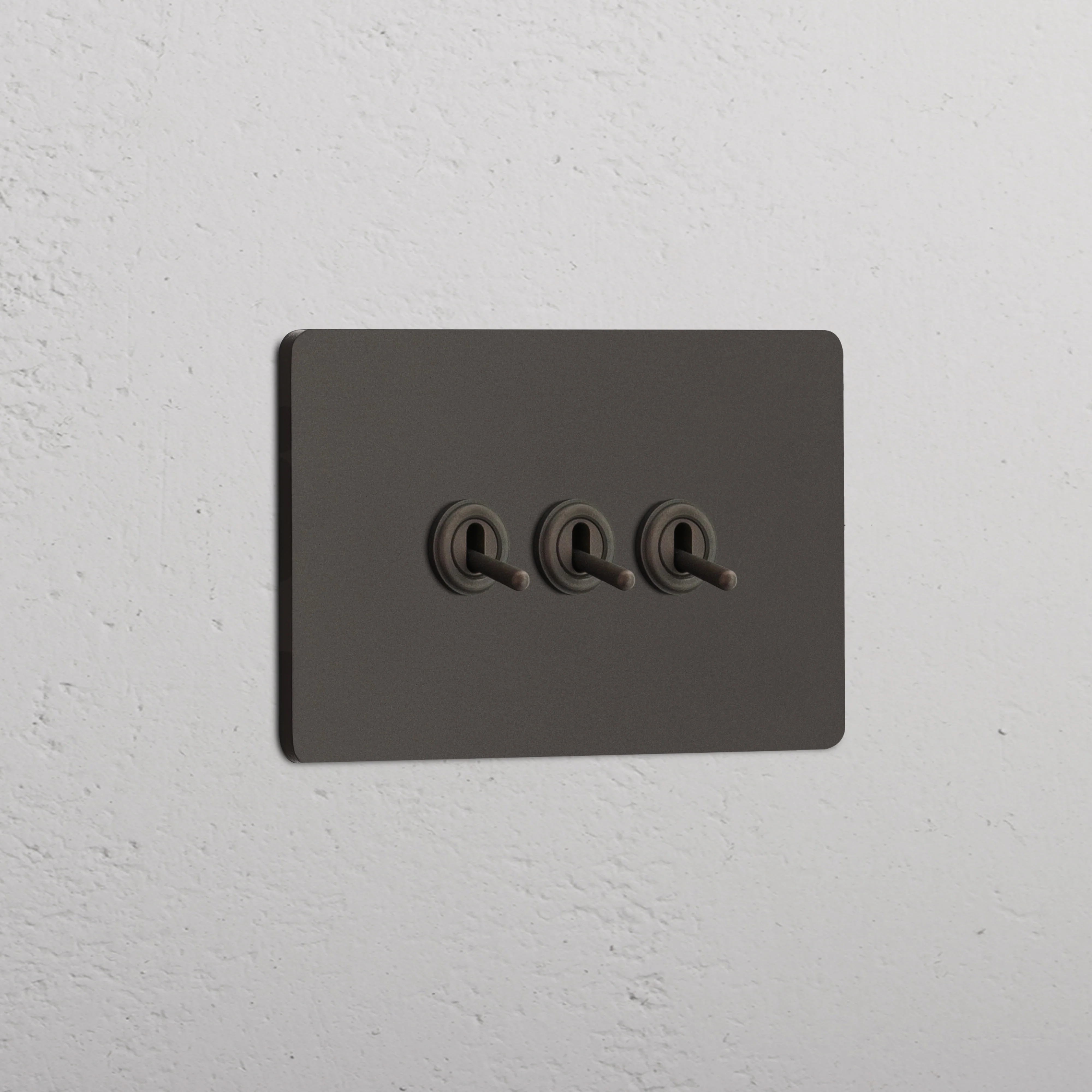 Grove 3-Module 3x Toggle Switch - Bronze