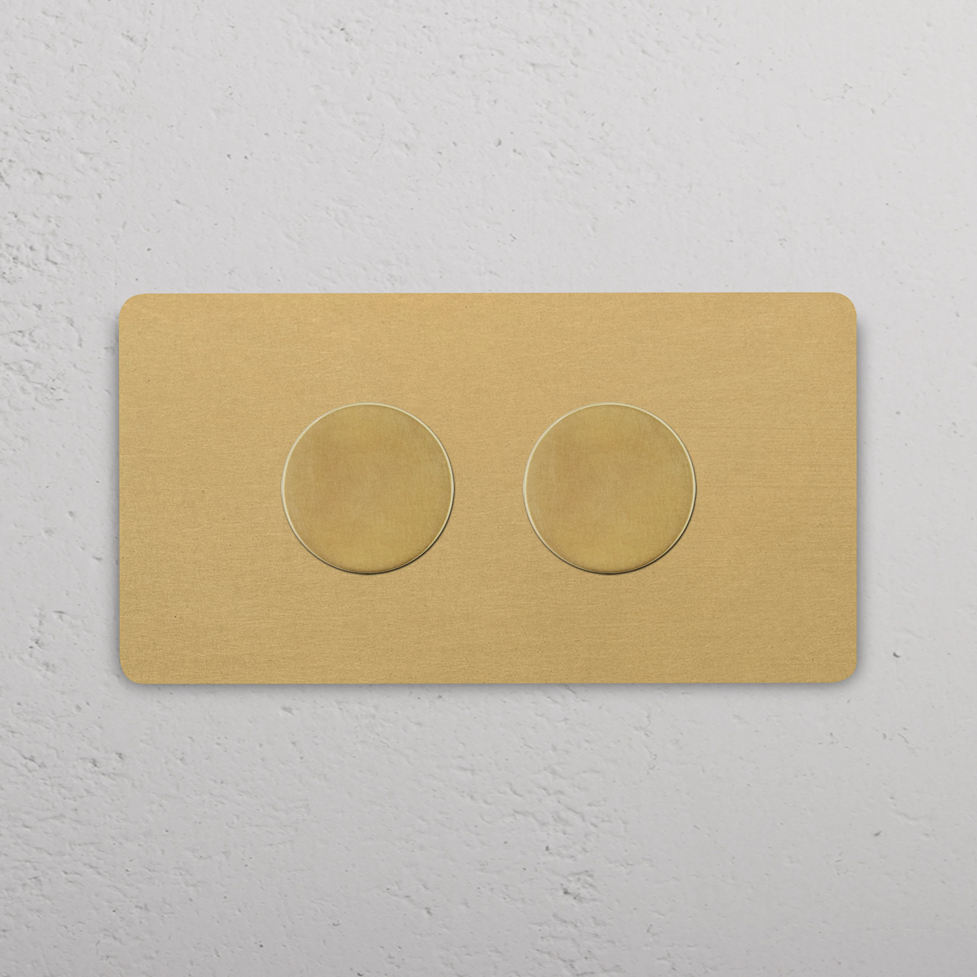 Grove 4-Module 2x Dimmer Switch - Antique Brass - Image 2