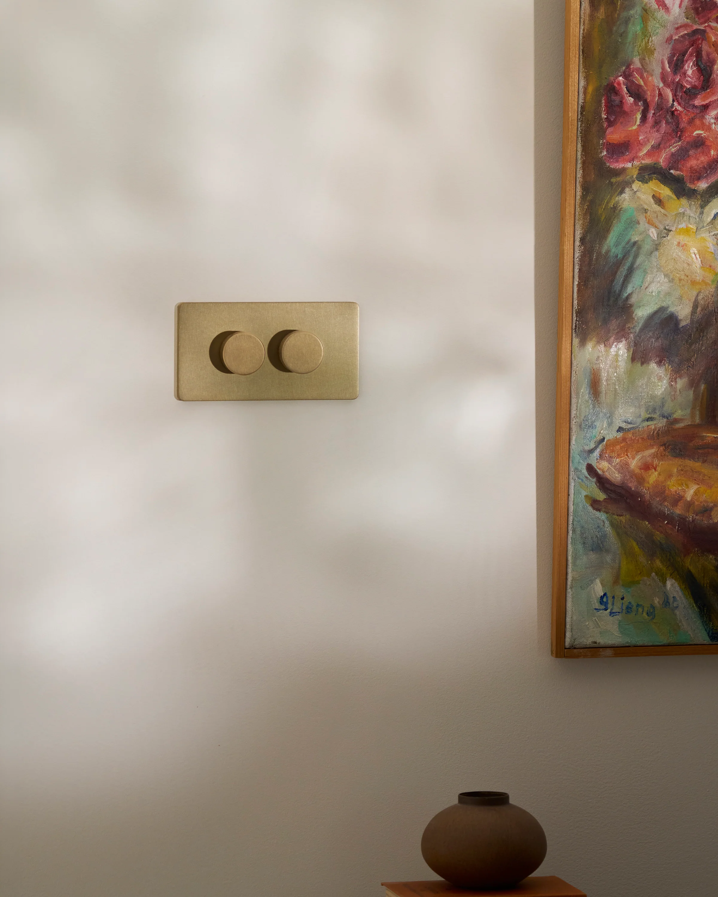 Grove 4-Module 2x Dimmer Switch - Antique Brass - Image 3