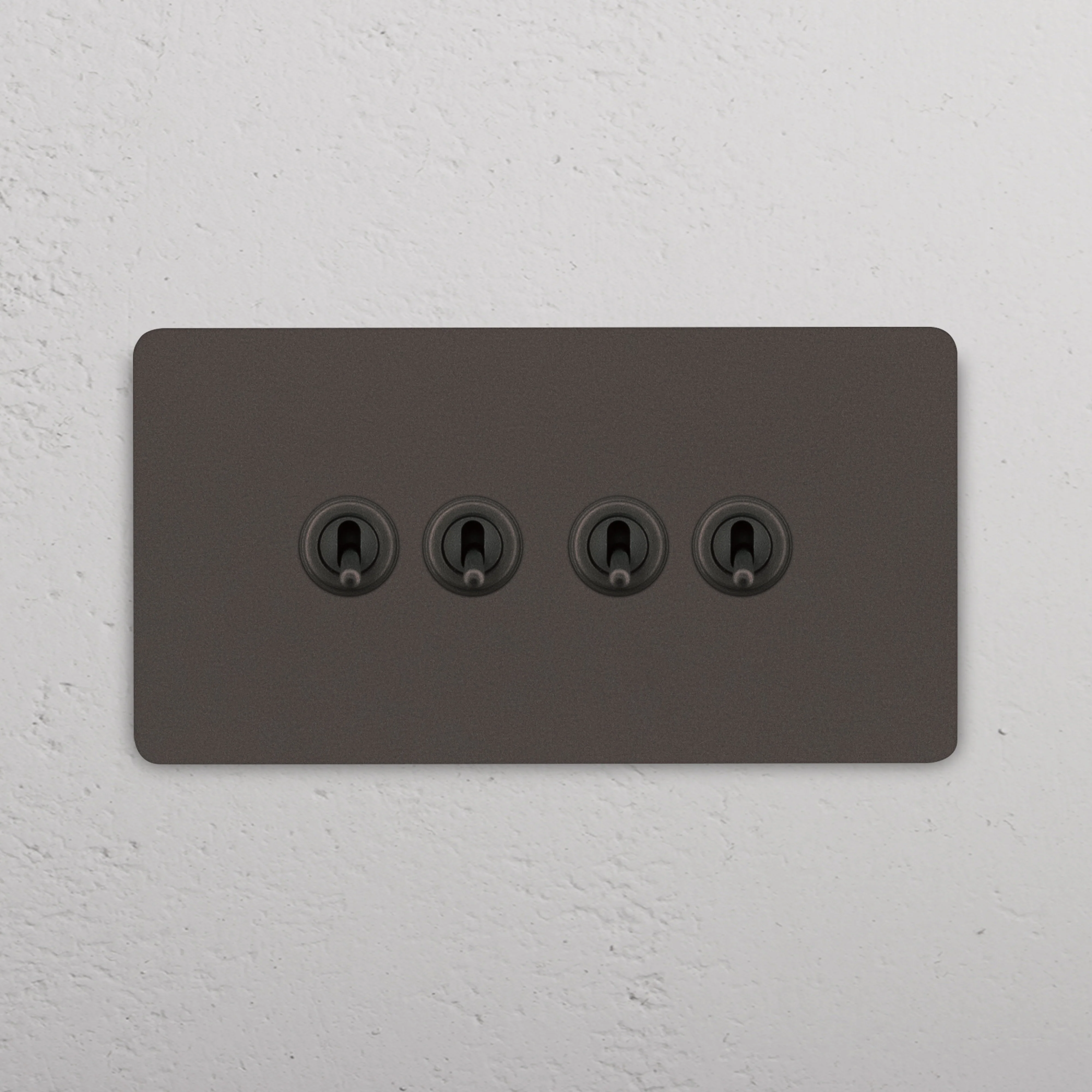 Grove 4-Module 4x Toggle Switch - Bronze - Image 2