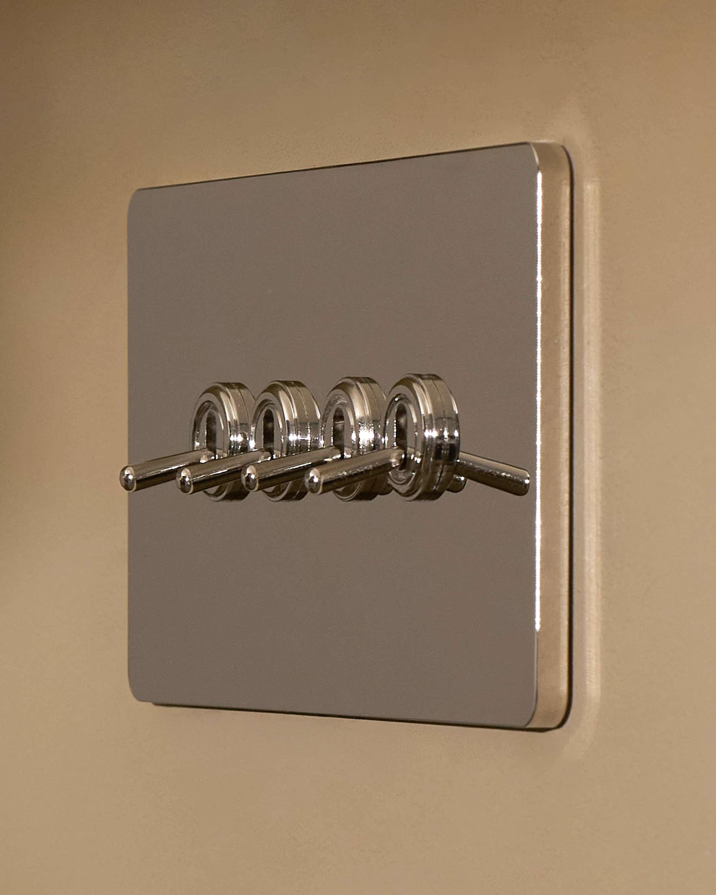 Grove 4-Module 4x Toggle Switch - Polished Nickel - Image 5