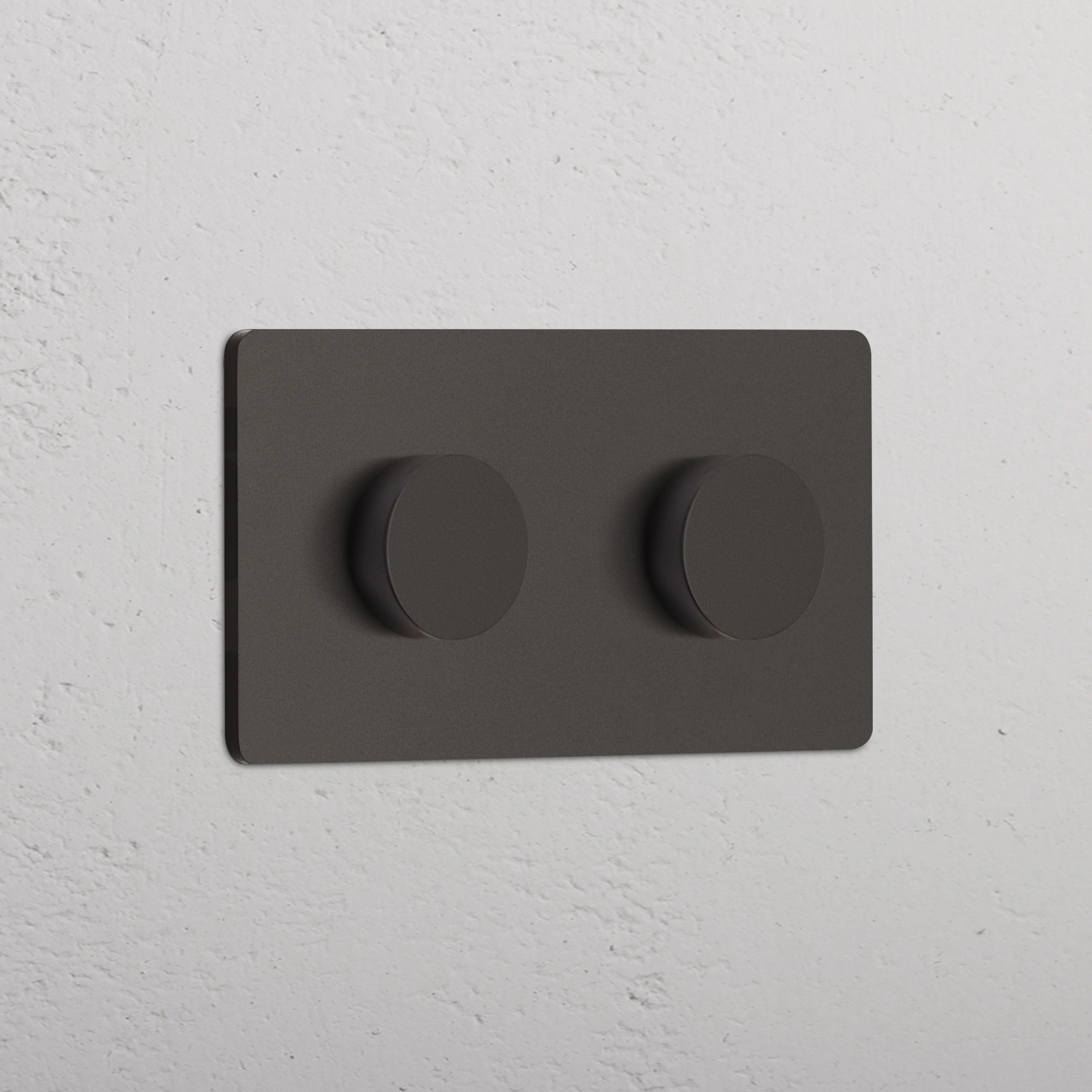 Grove Double 2x Dimmer Switch - Bronze