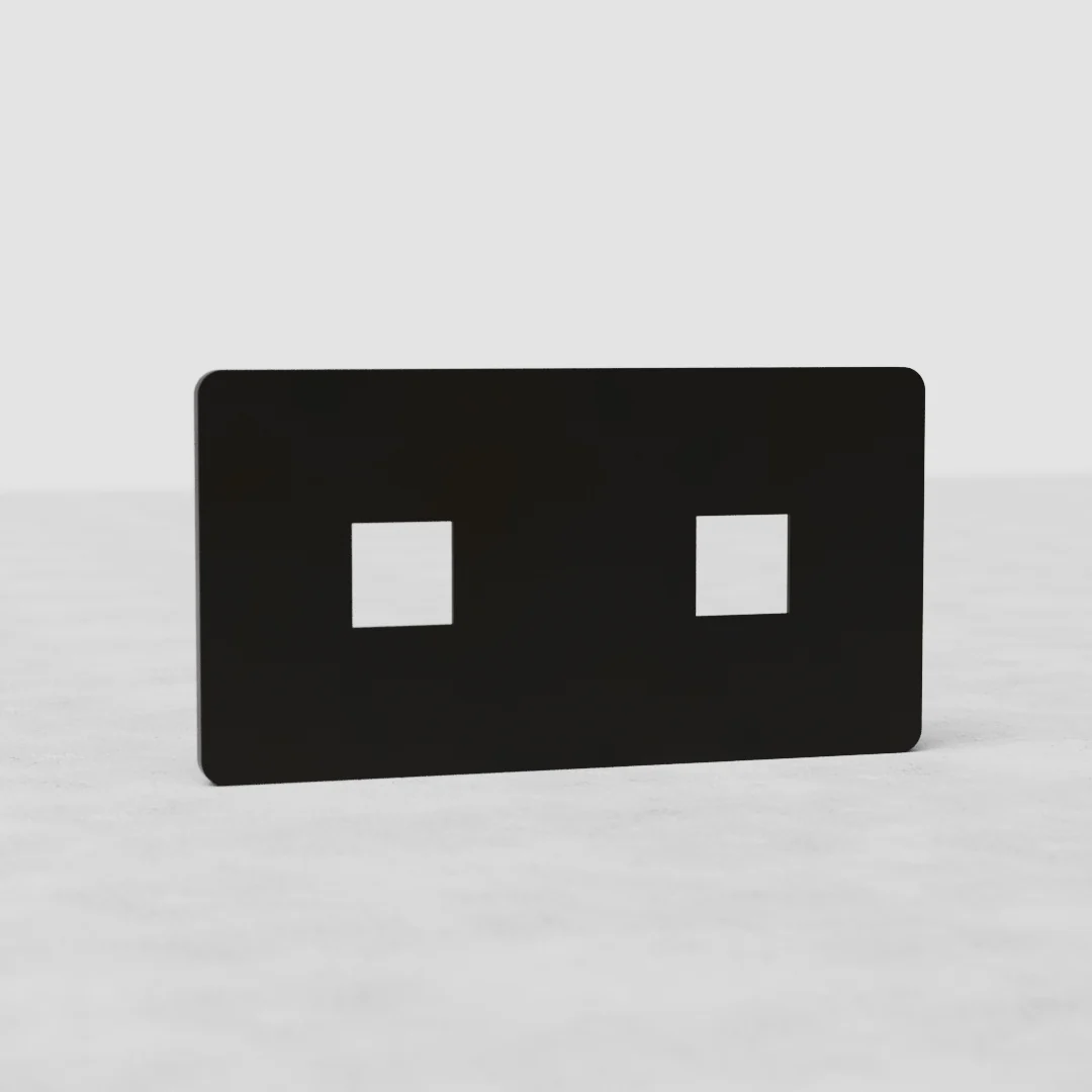 Grove Double 2x Keystone Module Plate - Bronze