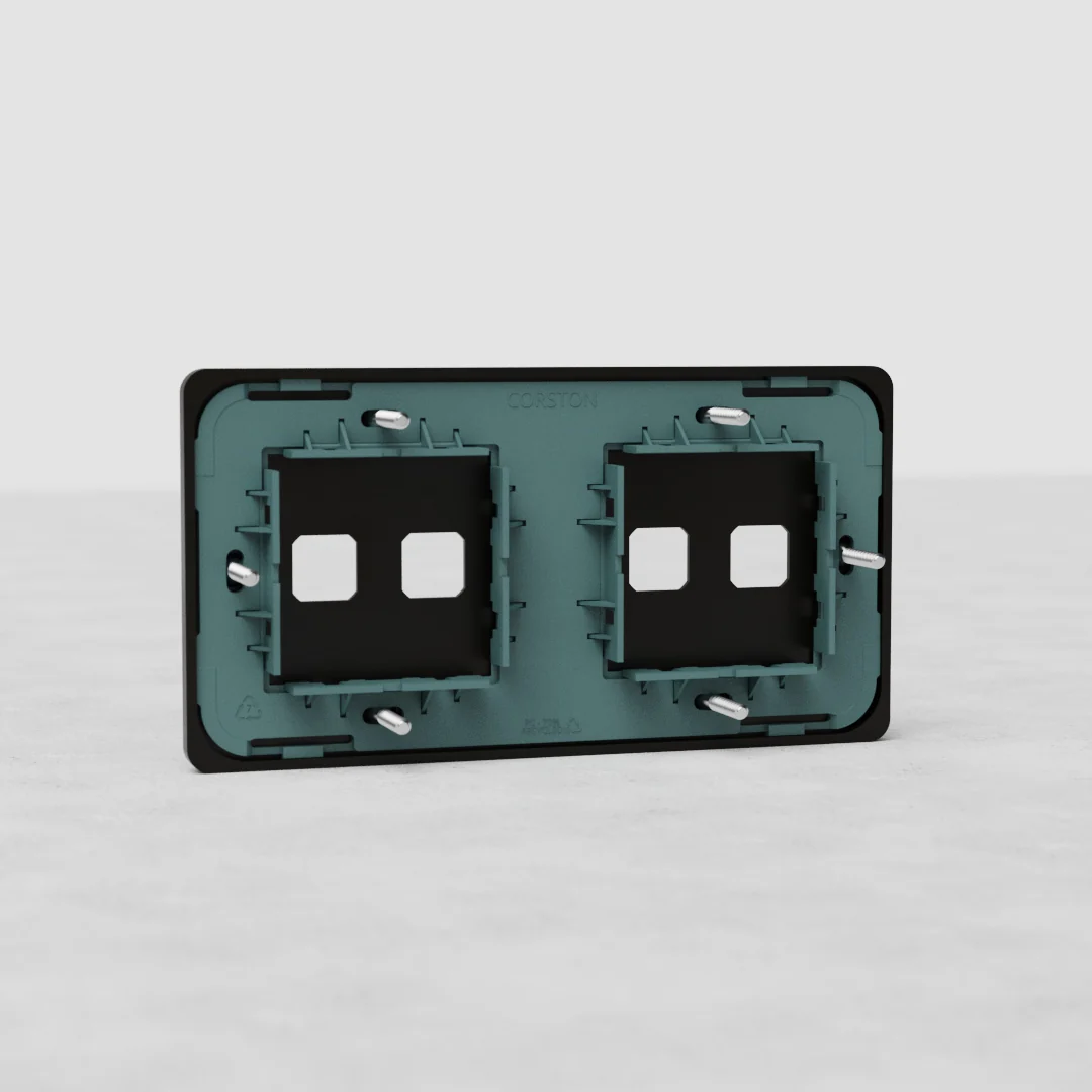 Grove Double 4x Switch Plate - Bronze - Image 2