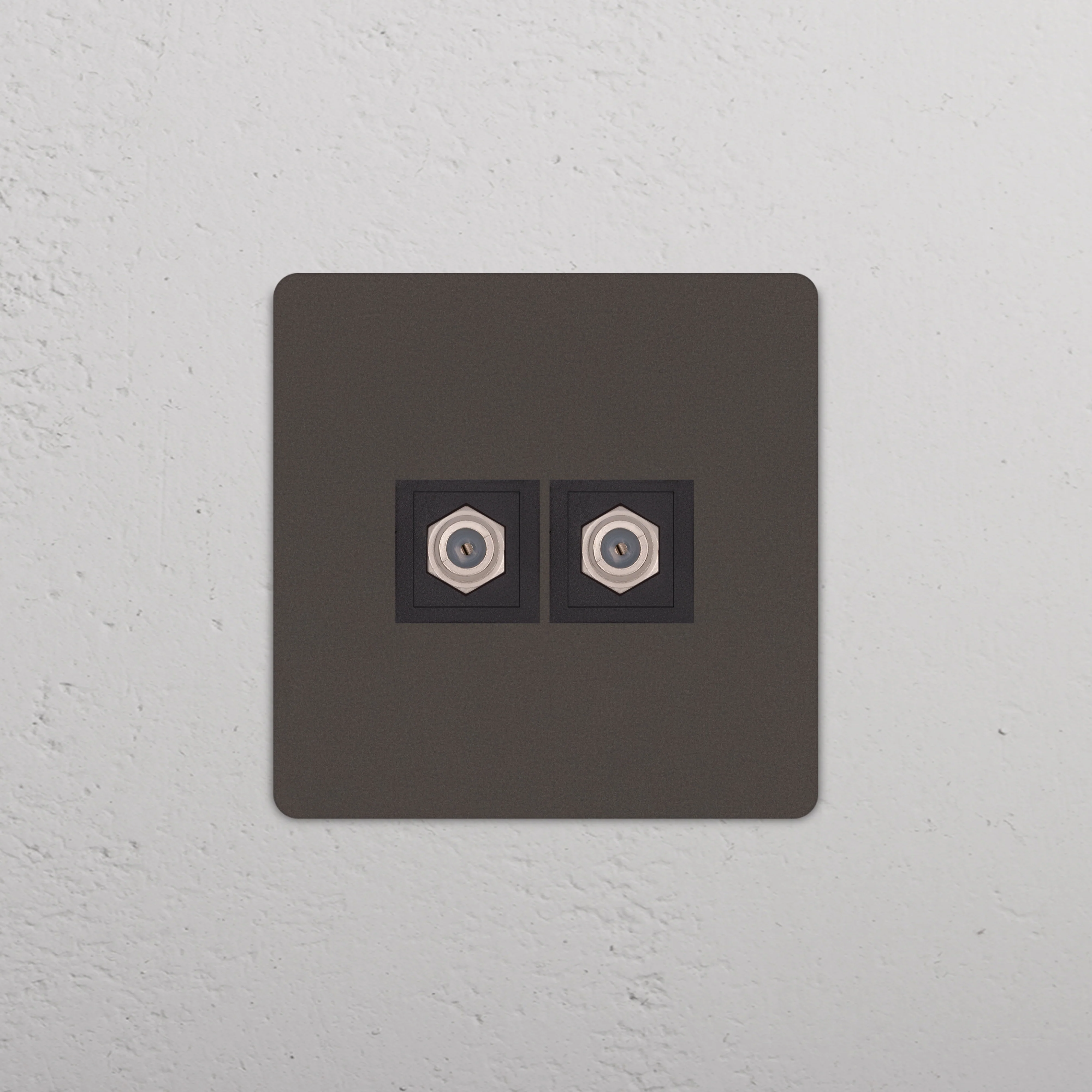 Grove Single 2x Satellite Socket - Bronze | Black - Image 2