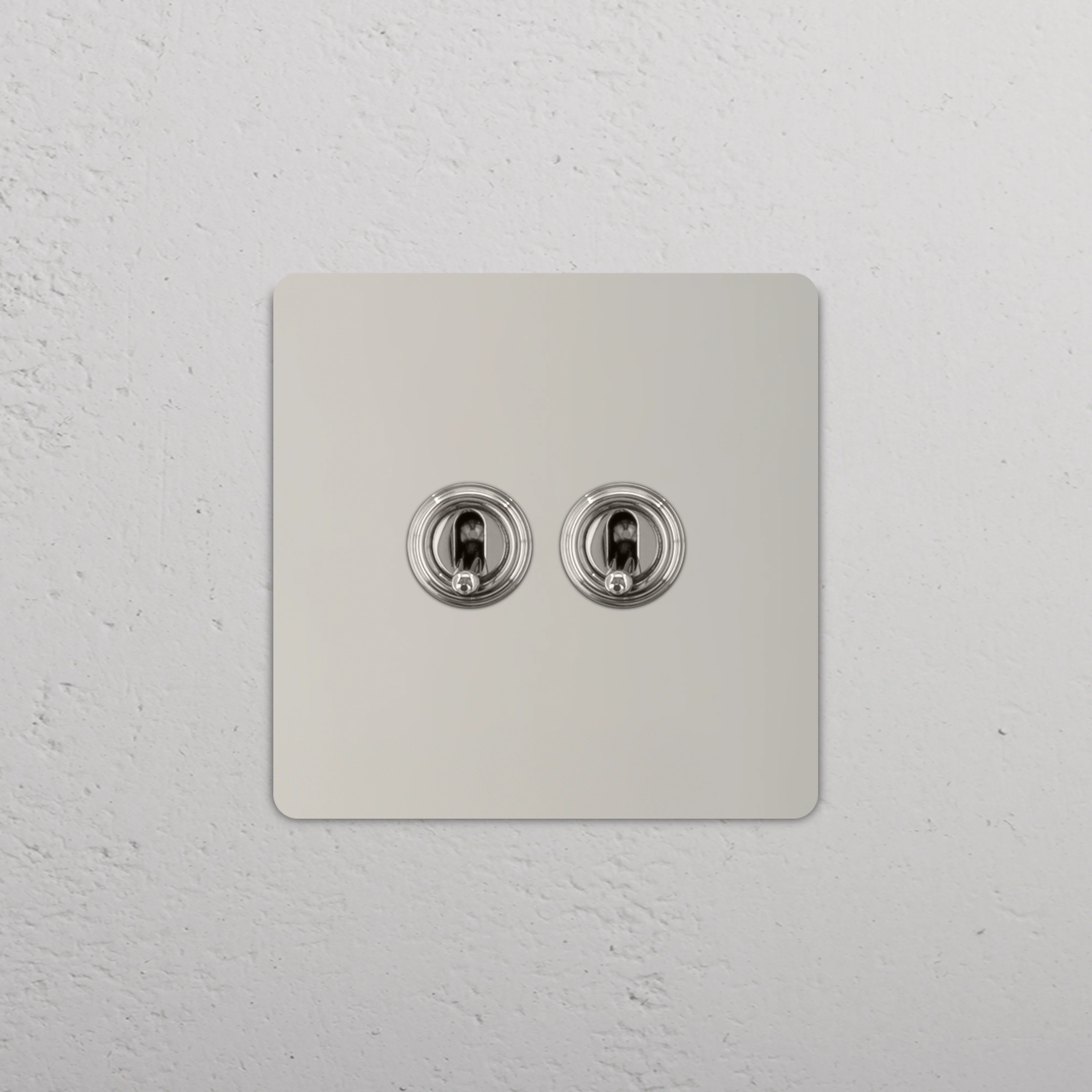 Grove Single 2x Toggle Switch - Polished Nickel - Image 2