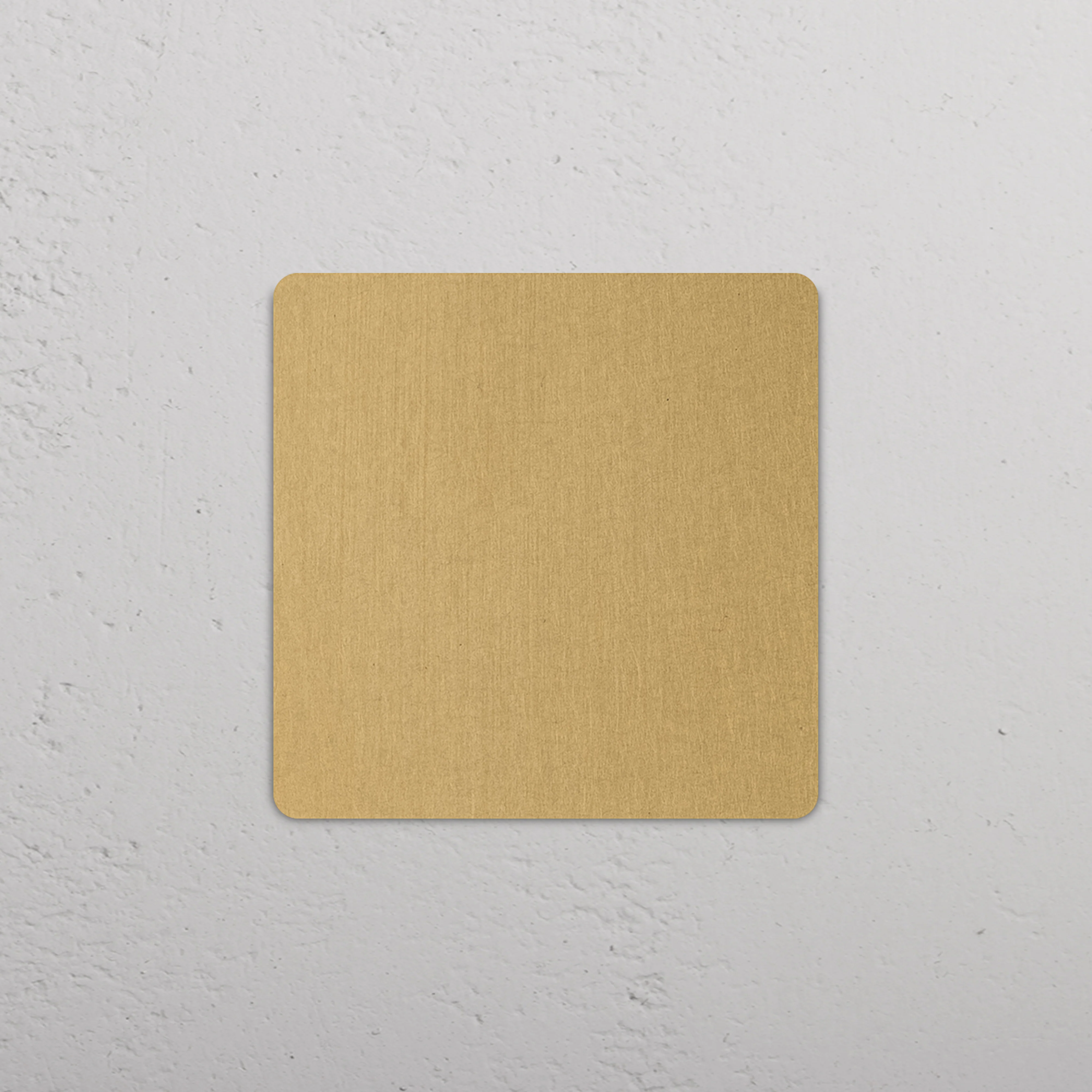 Grove Single Blank Plate - Antique Brass - Image 2