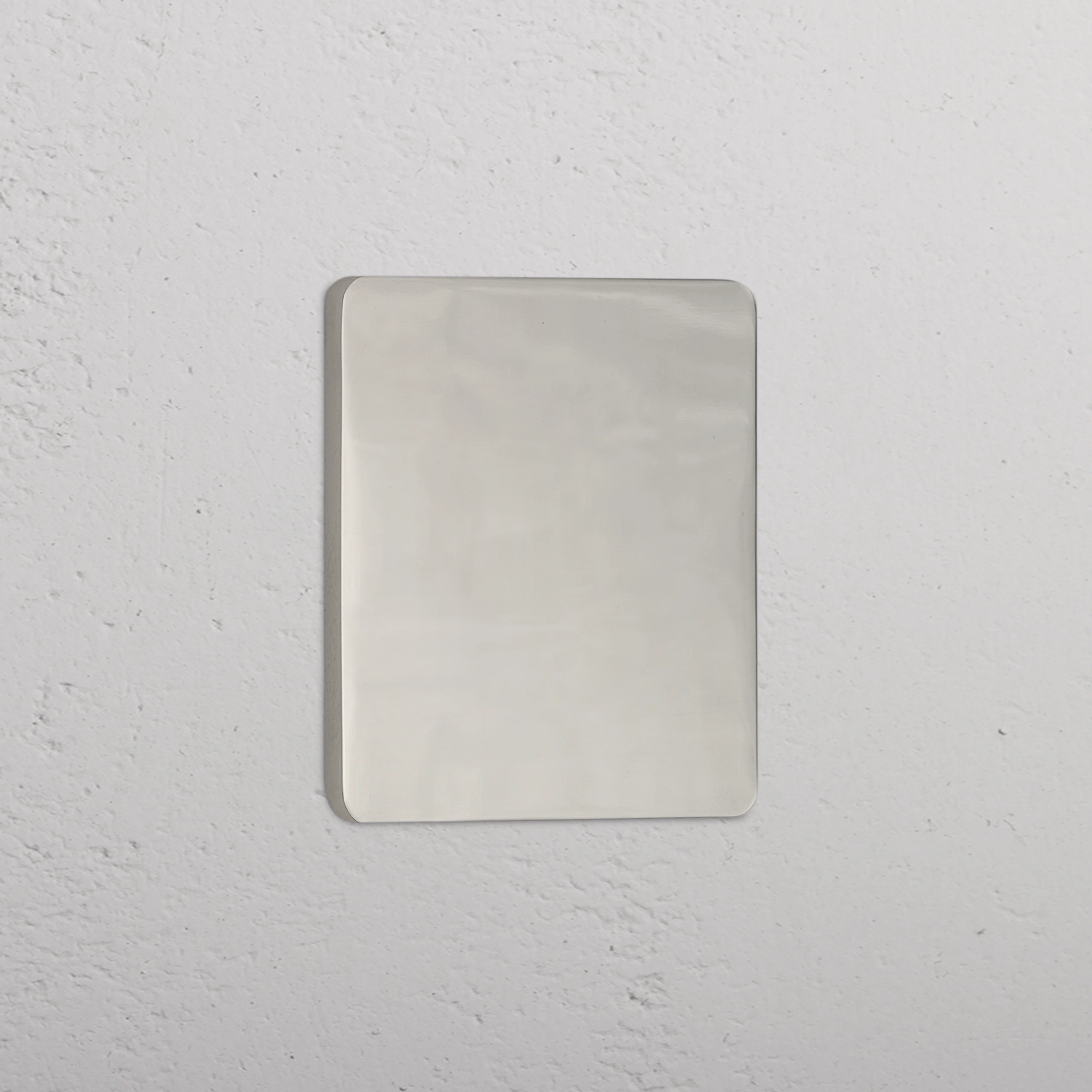 Grove Single Blank Plate - Polished Nickel