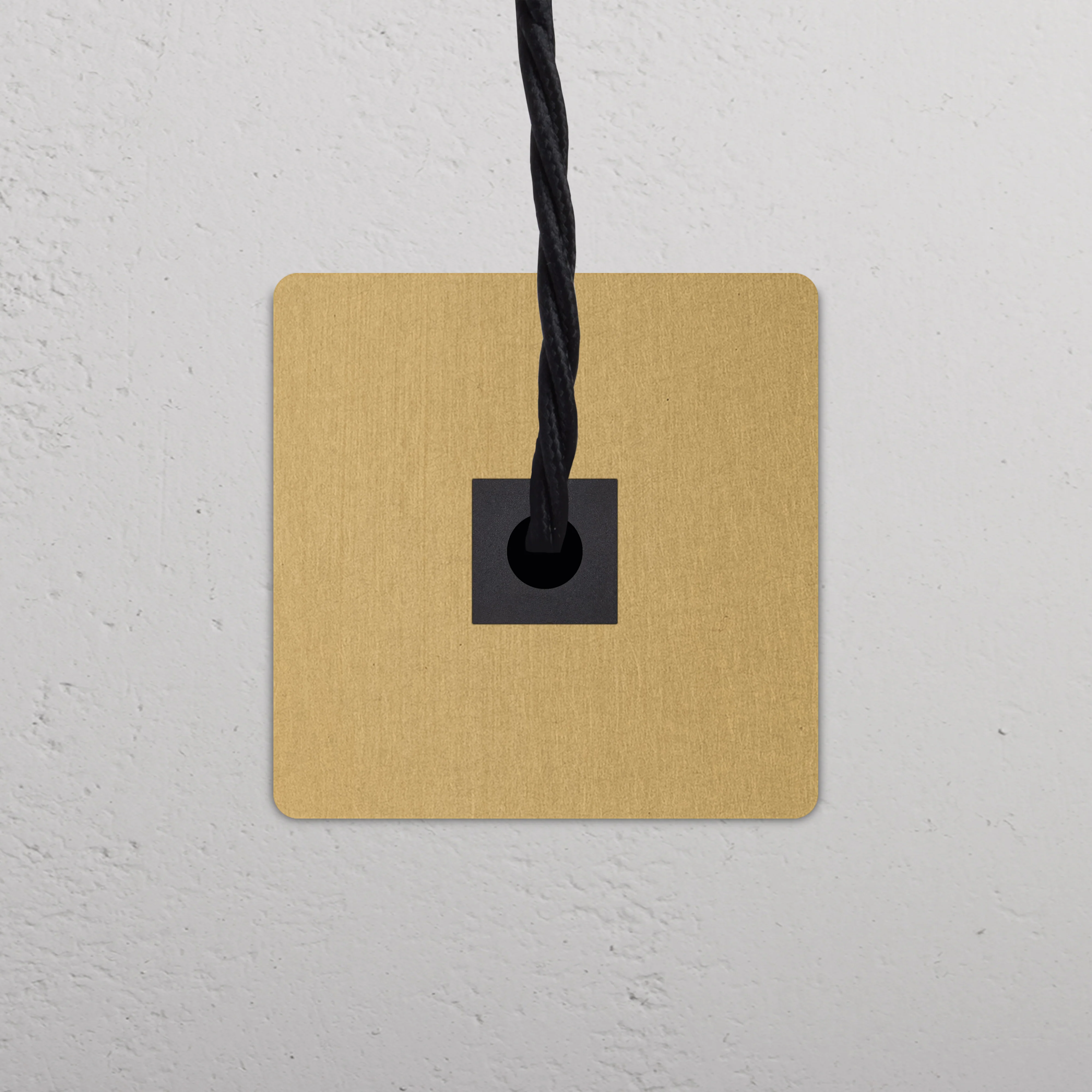 Grove Single Cable Outlet - Antique Brass | Black - Image 2