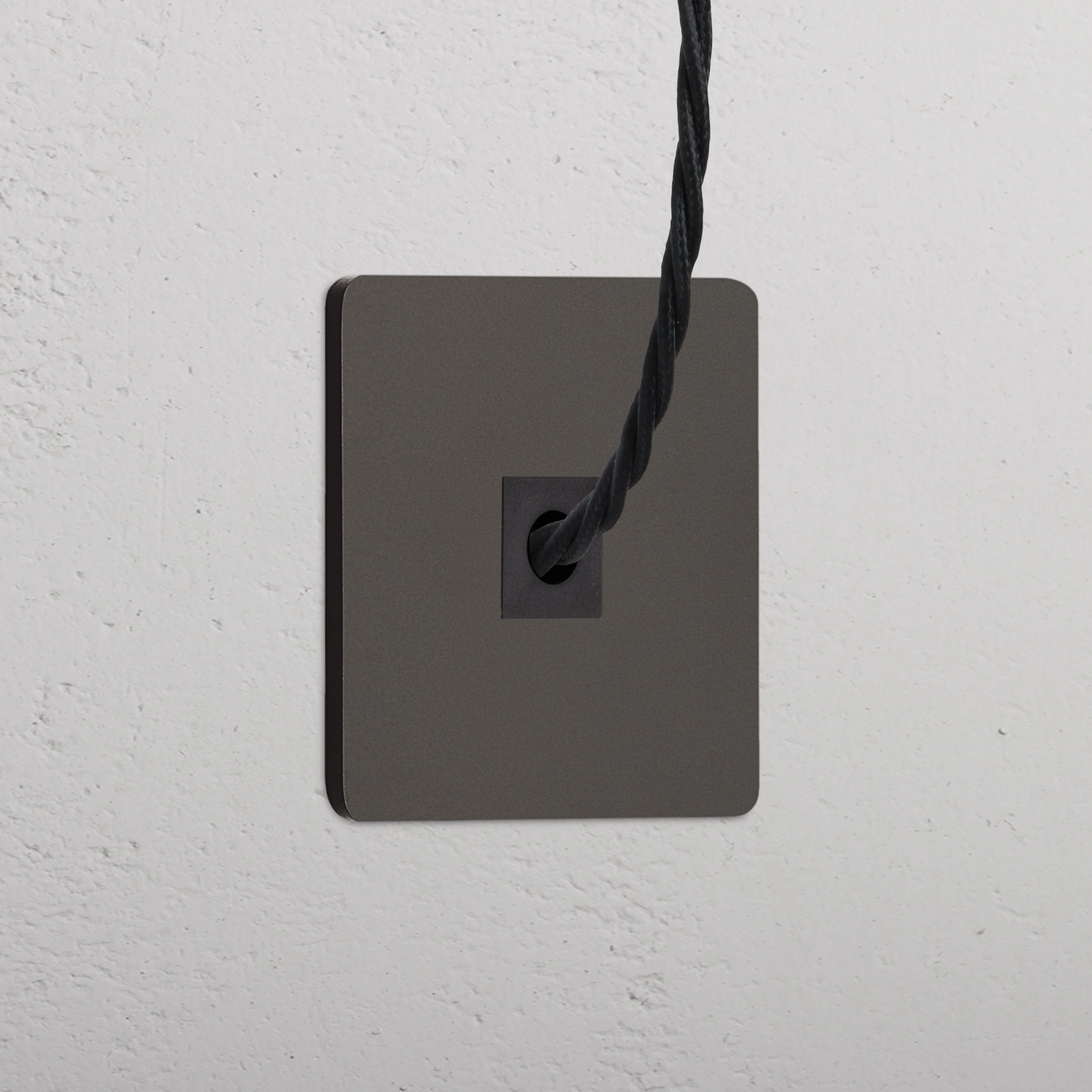 Grove Single Cable Outlet - Bronze | Black