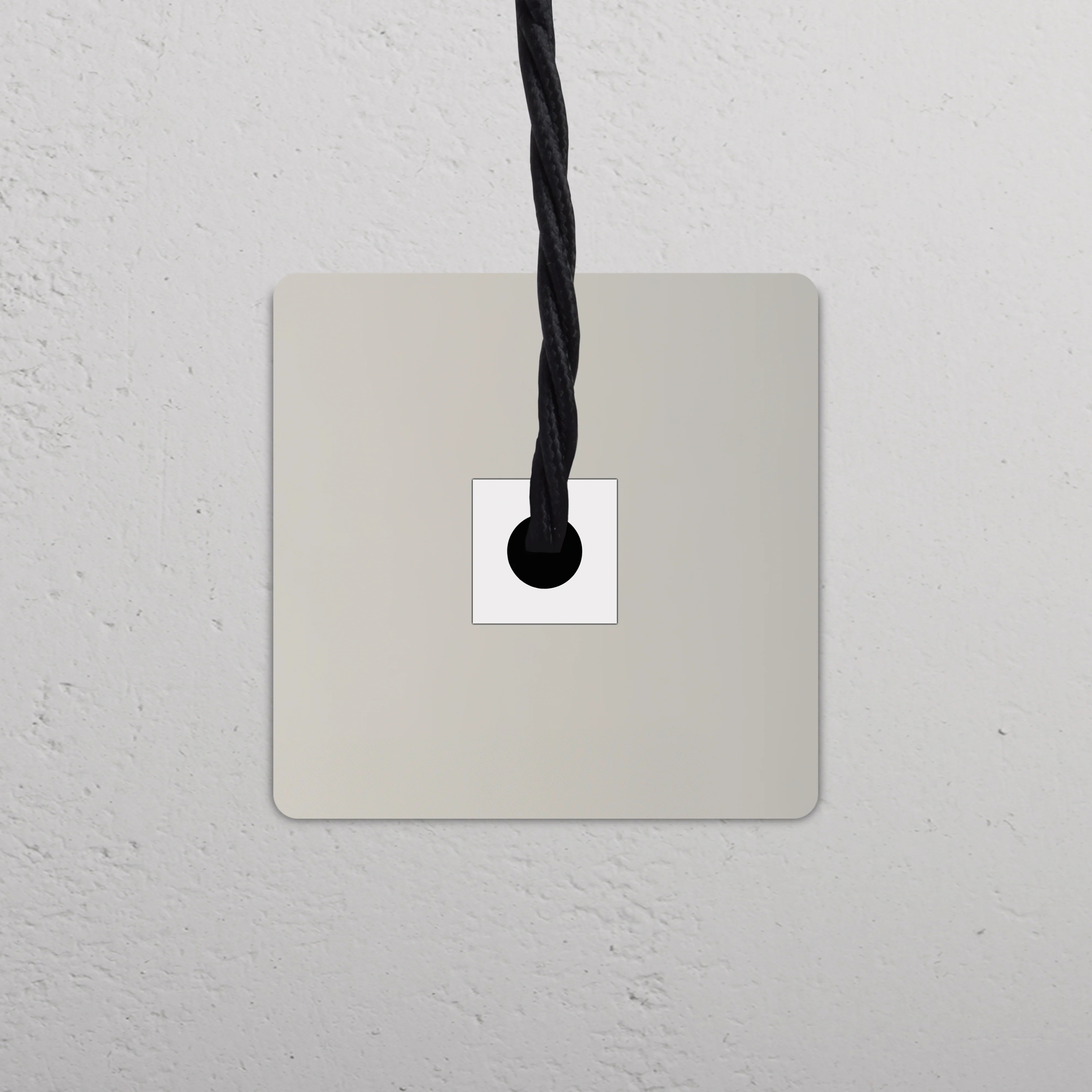 Grove Single Cable Outlet - Polished Nickel | White - Image 2