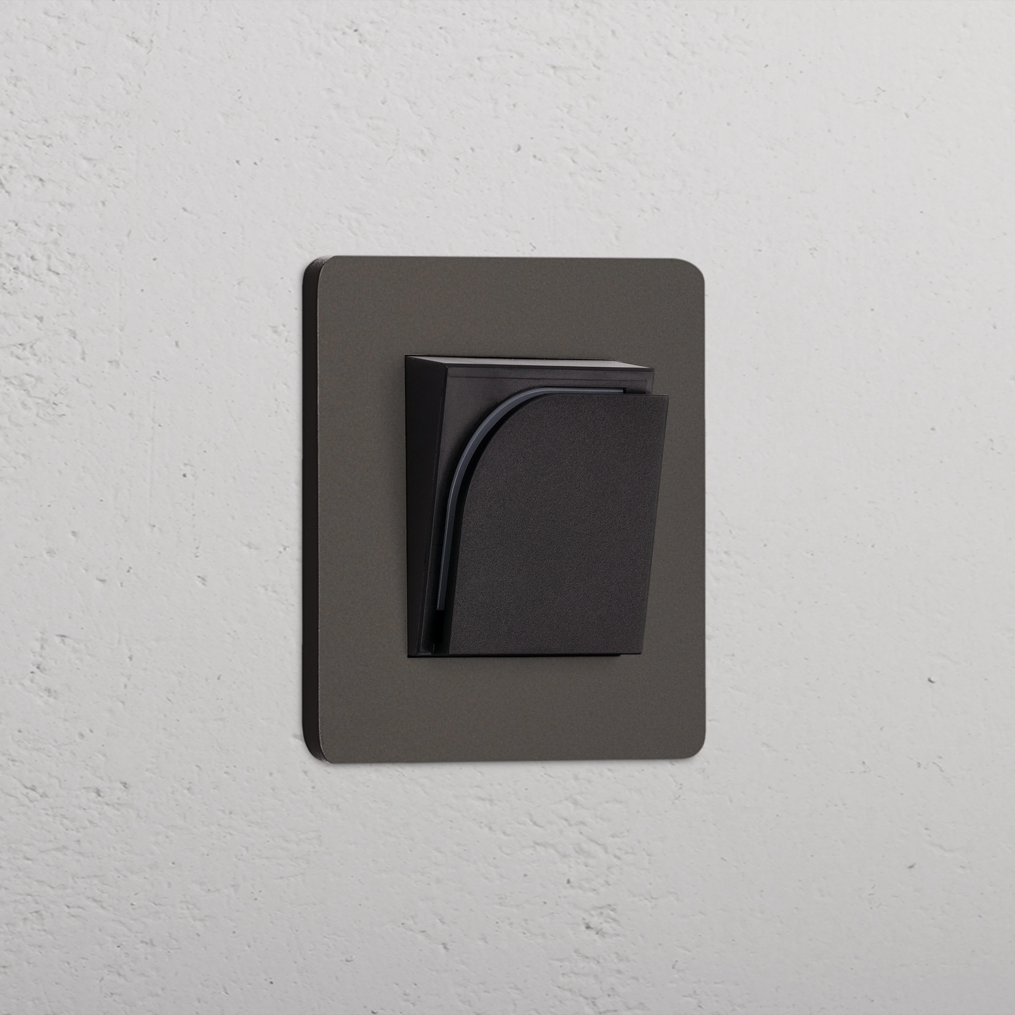 Grove Single Hotel Key Card Switch - Bronze | Black