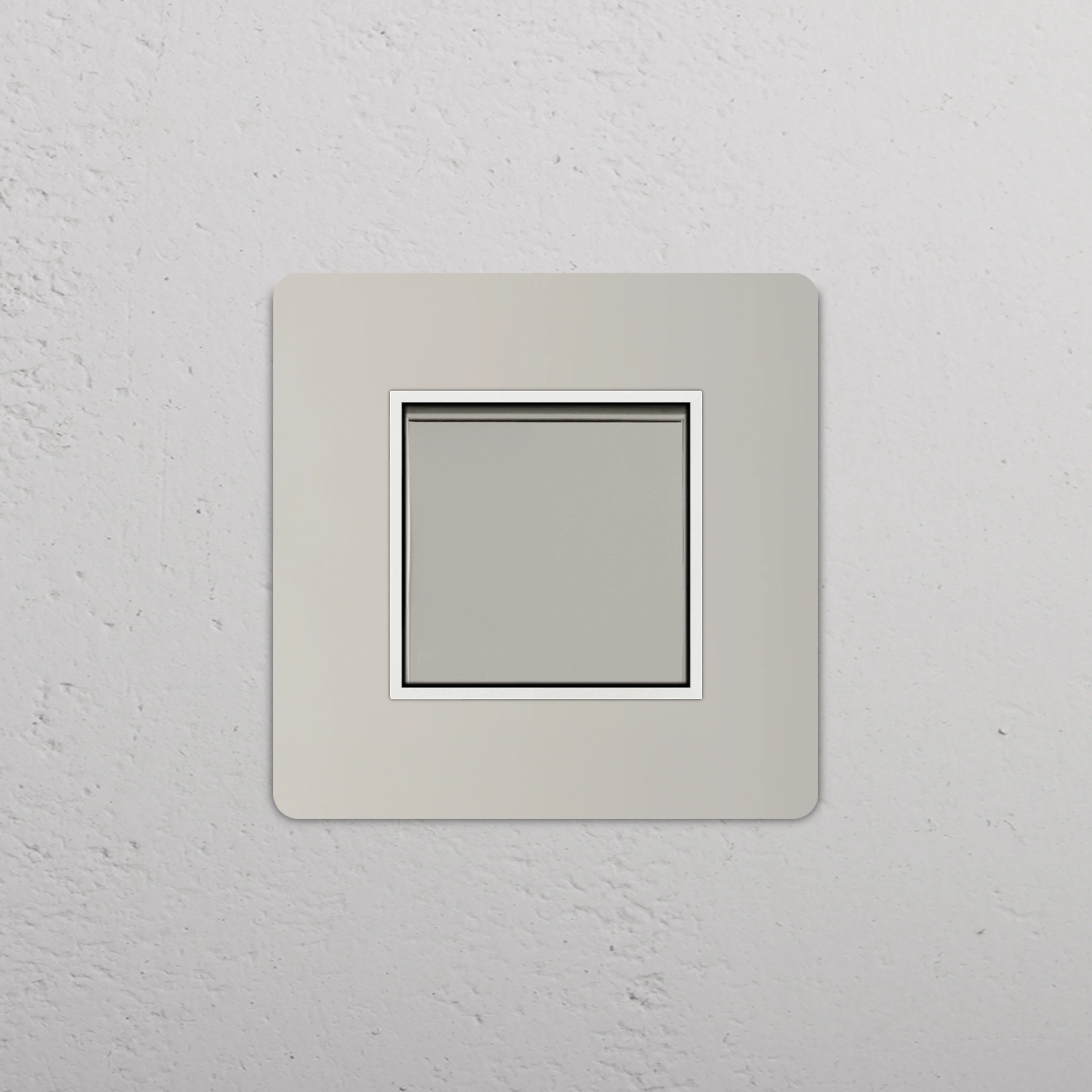 Grove Single Retractive Rocker Switch - Polished Nickel | White - Image 2
