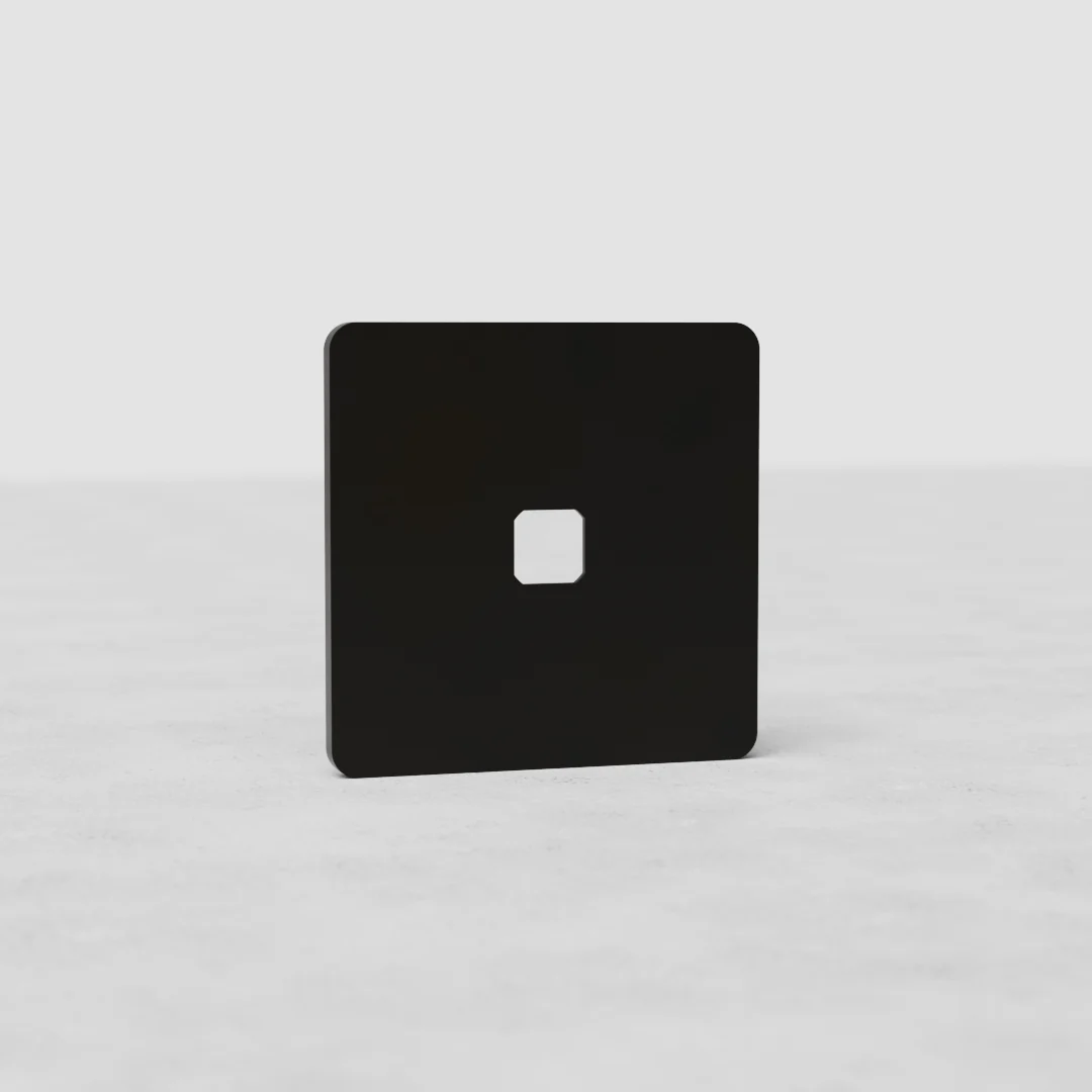 Grove Single Switch Plate - Bronze
