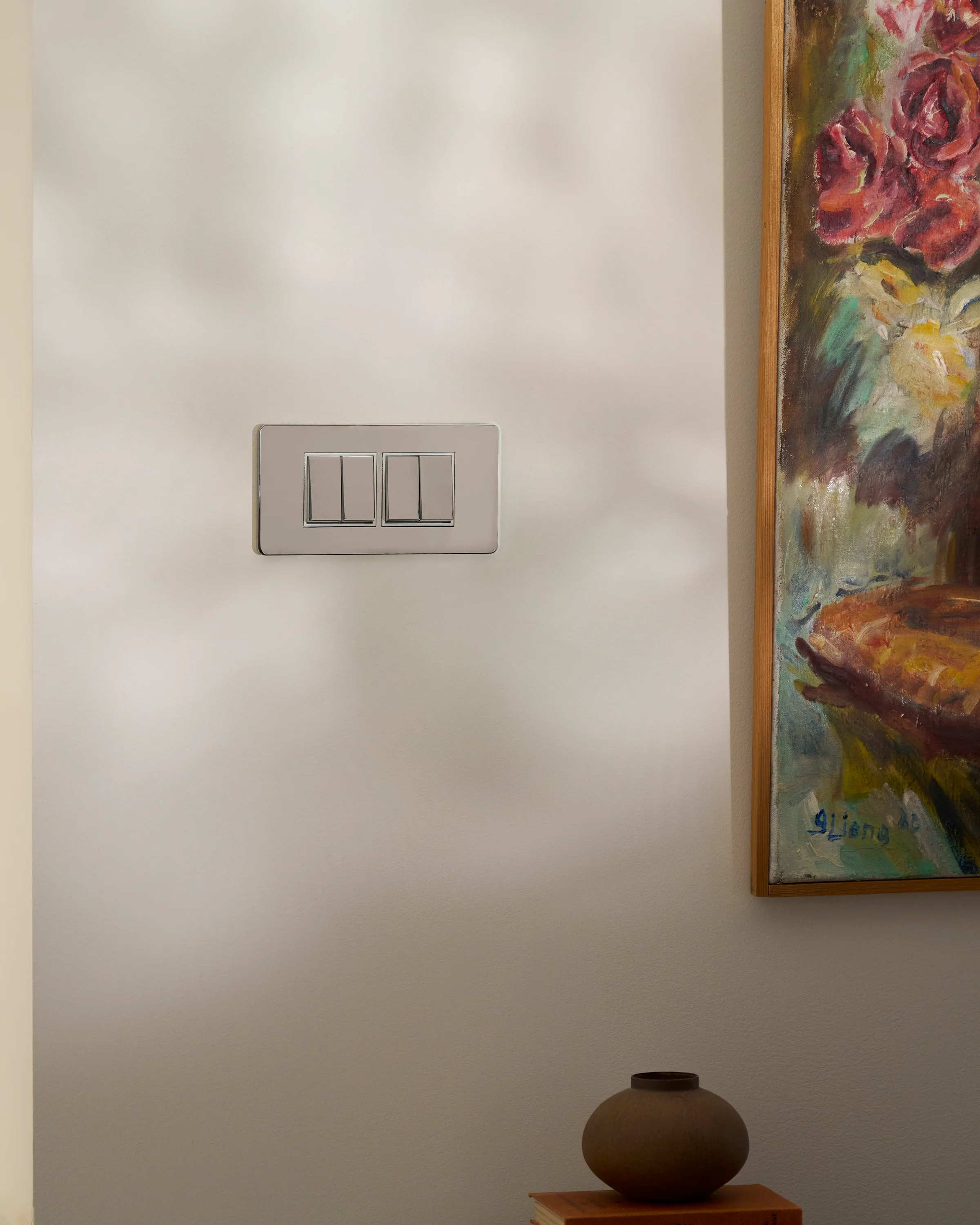 Grove Single TV Socket - Bronze | Black - Image 3