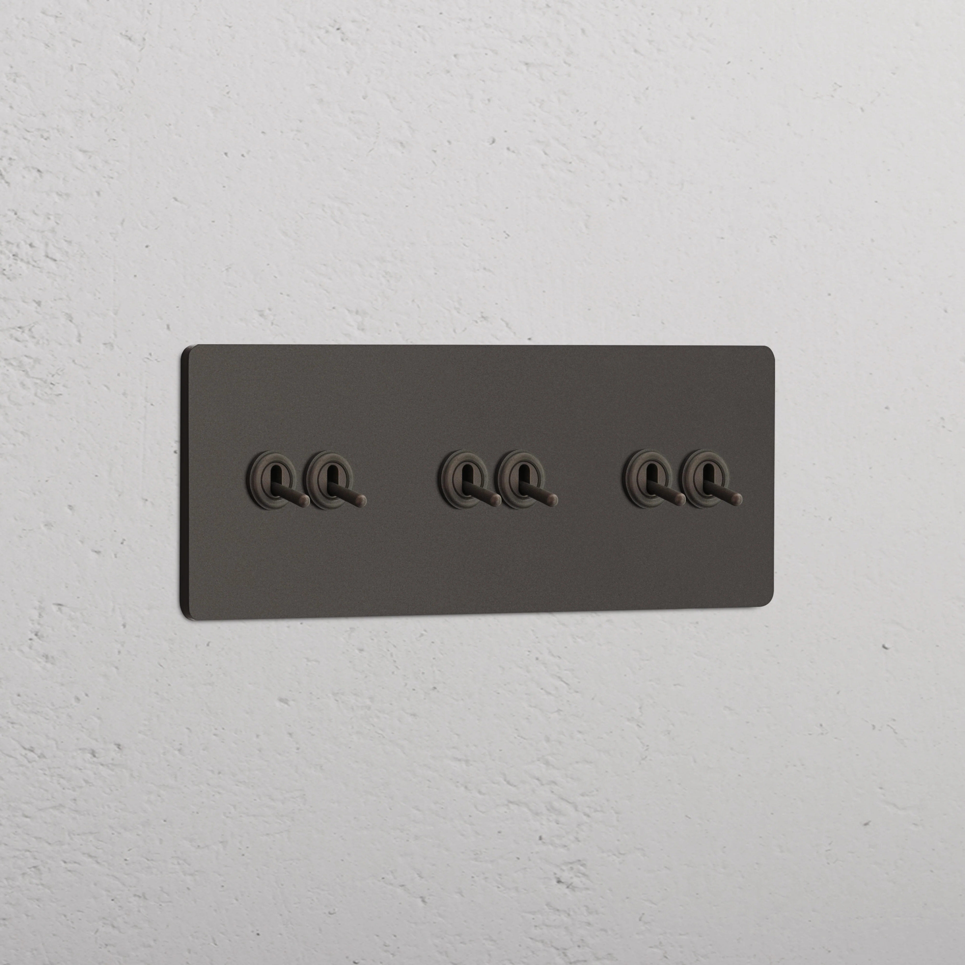 Grove Triple 6x Toggle Switch - Bronze