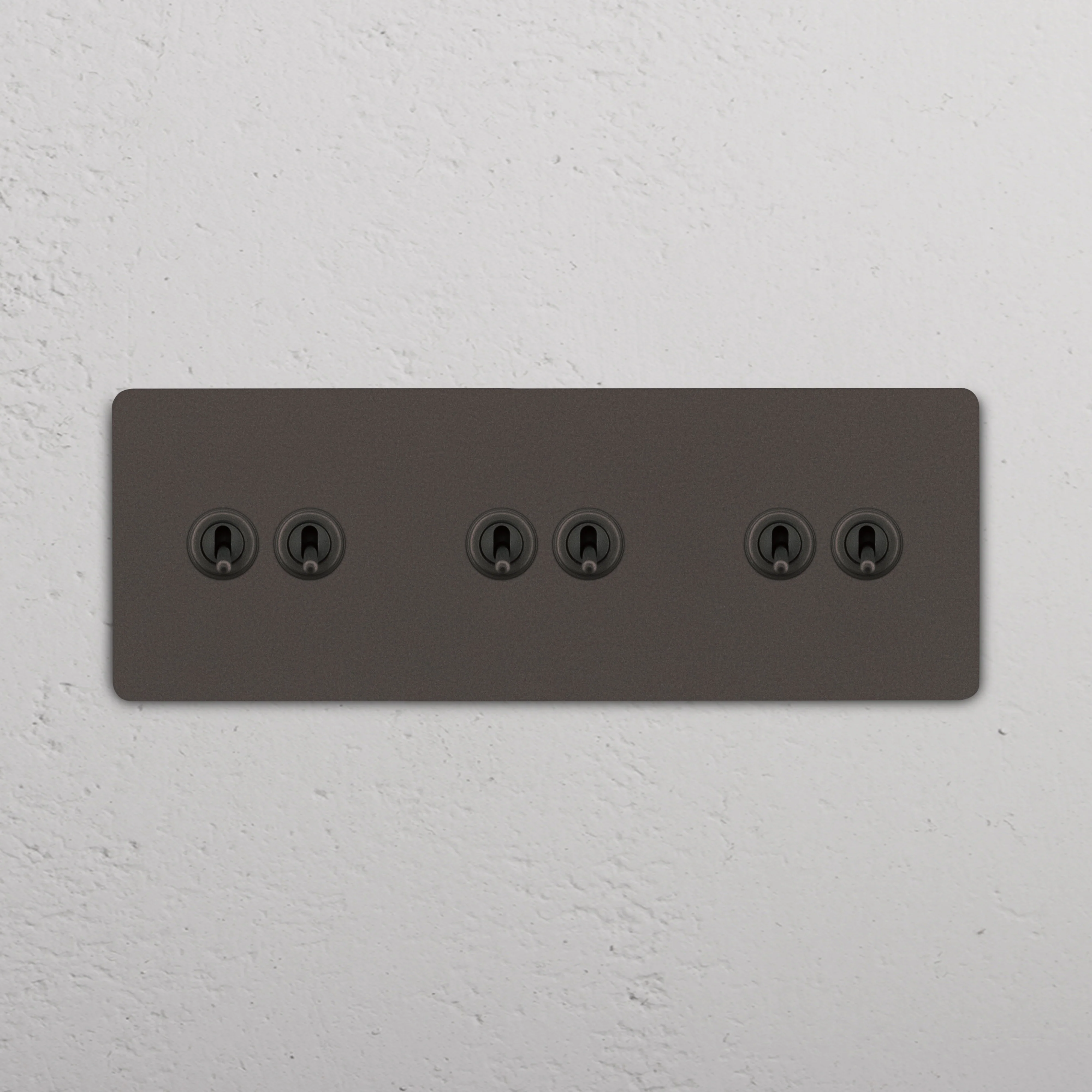 Grove Triple 6x Toggle Switch - Bronze - Image 2