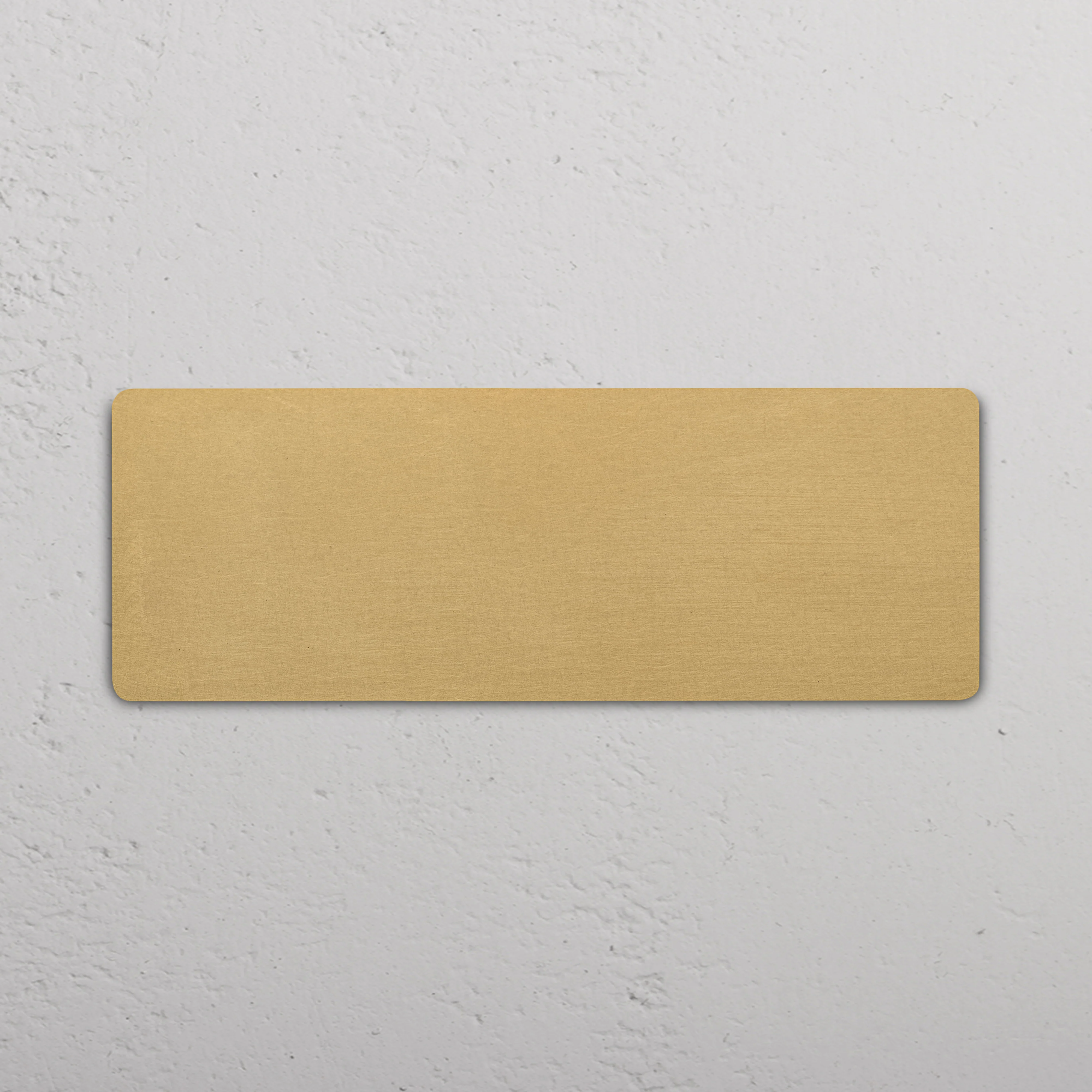 Grove Triple Blank Plate - Antique Brass - Image 2