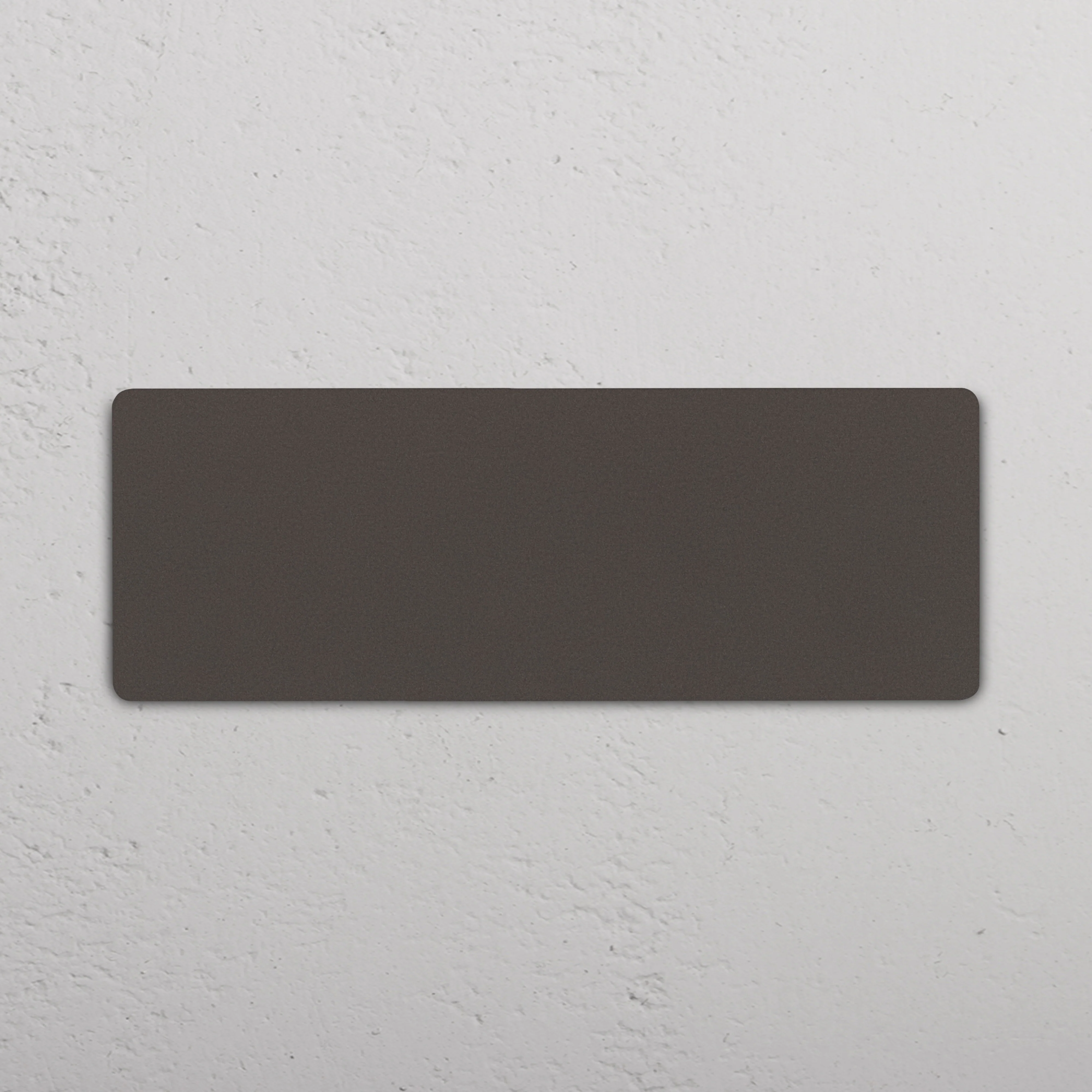 Grove Triple Blank Plate - Bronze - Image 2
