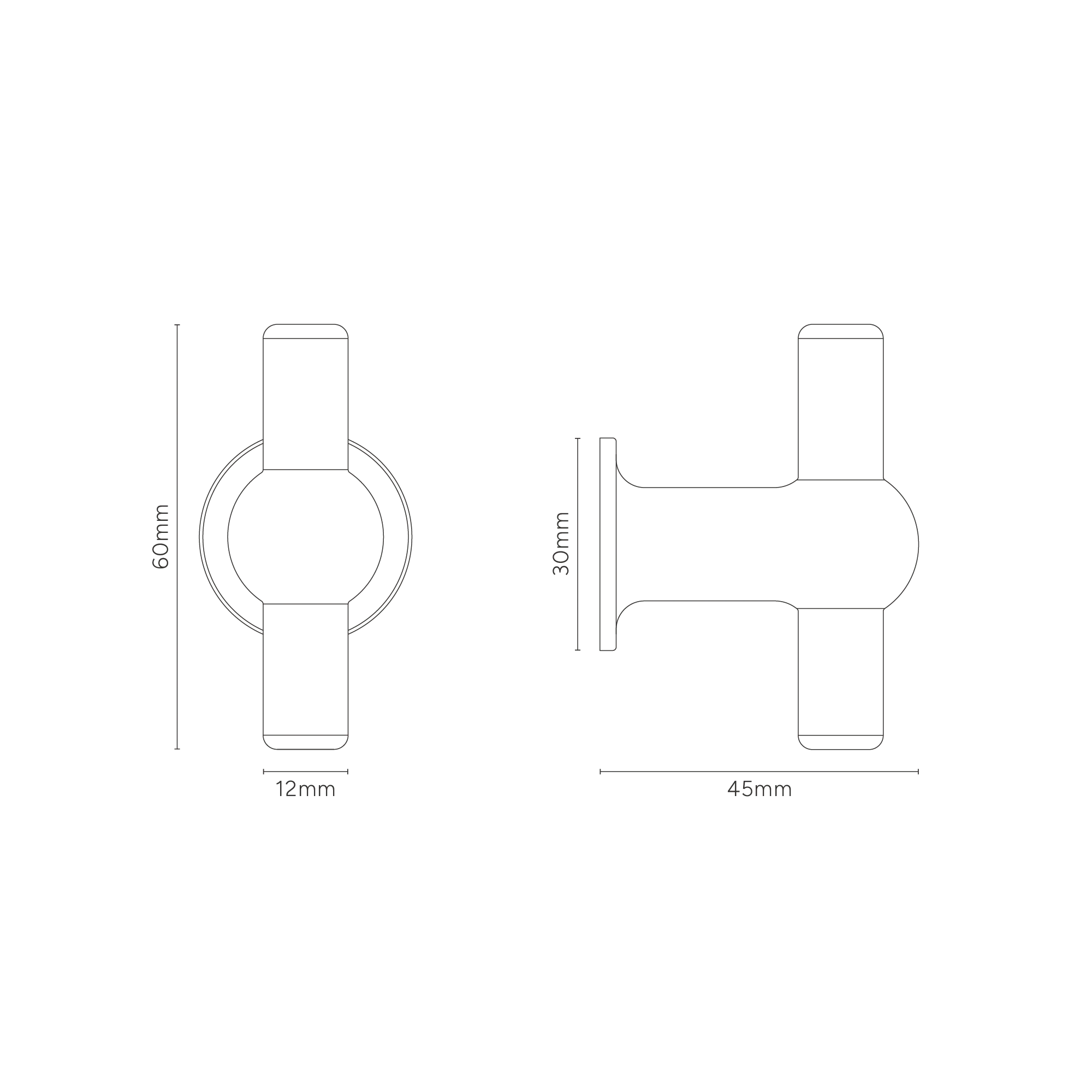 Harper T-Bar Cabinet Handle Medium - Bronze - Image 4
