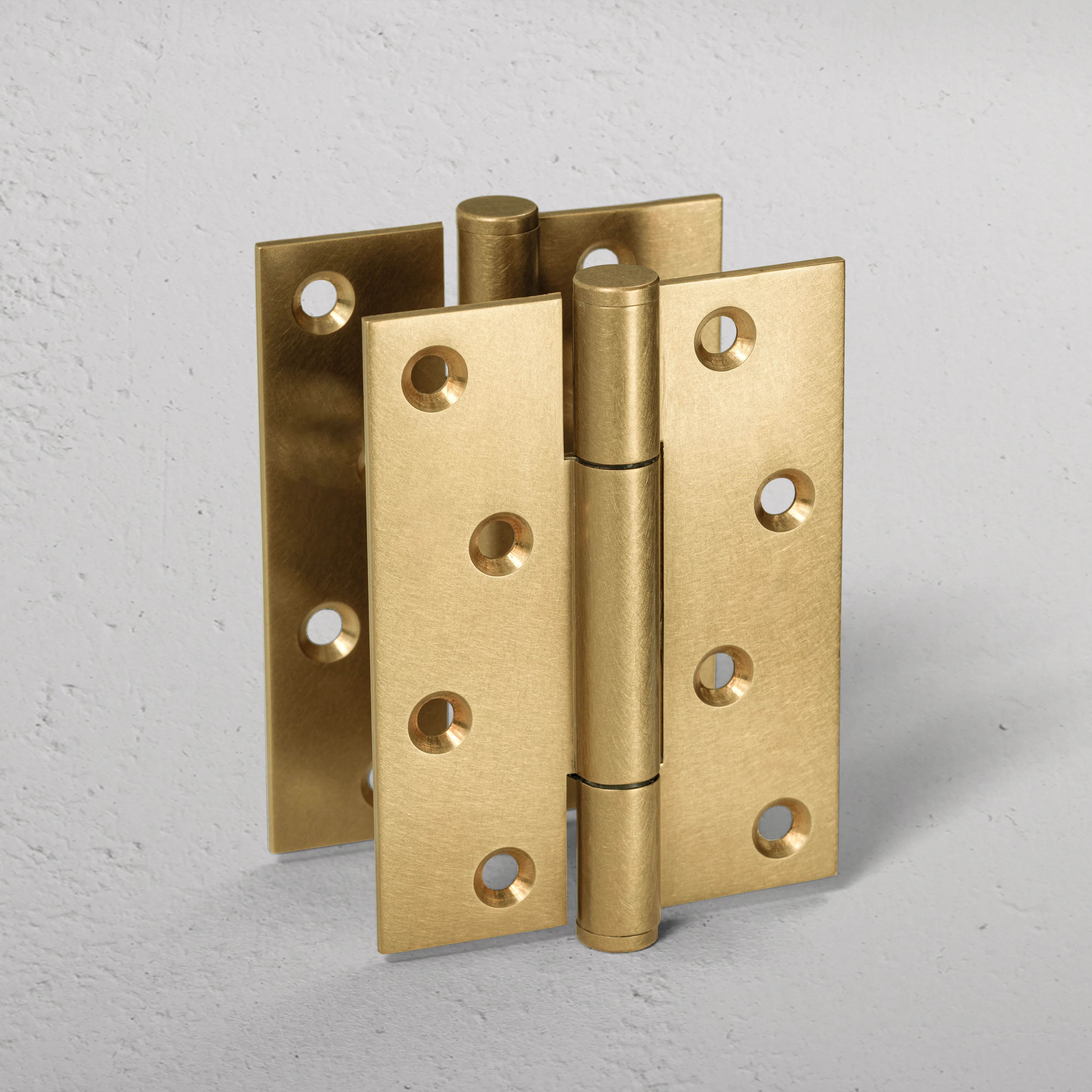 Hazel Brass Door Hinge Pair FR60 – Antique Brass 