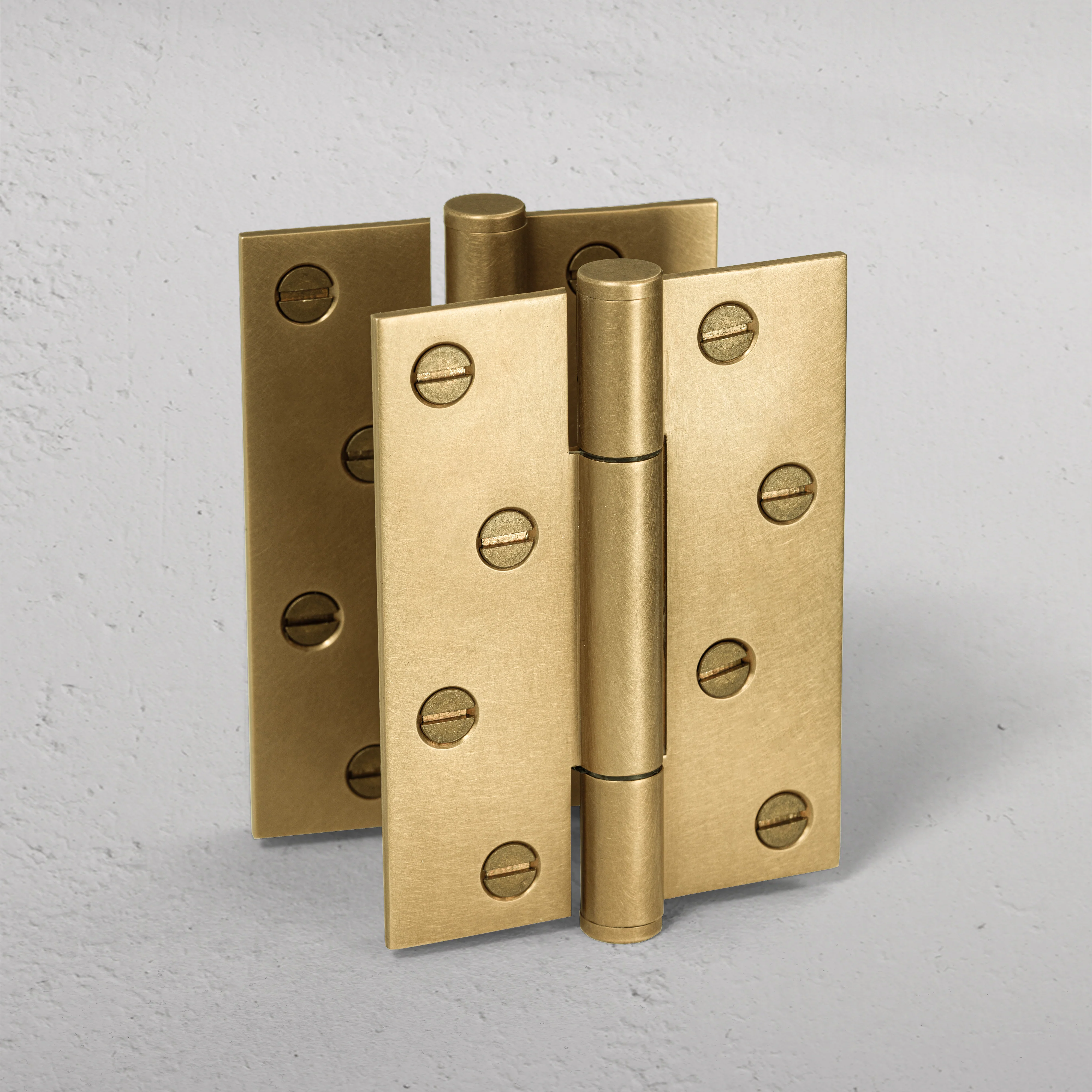 Hazel Brass Door Hinge Pair FR60 – Antique Brass  - Image 2