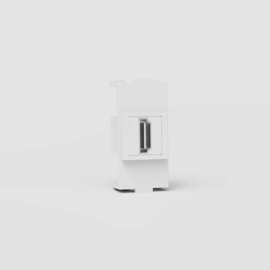 HDMI Keystone Module - White